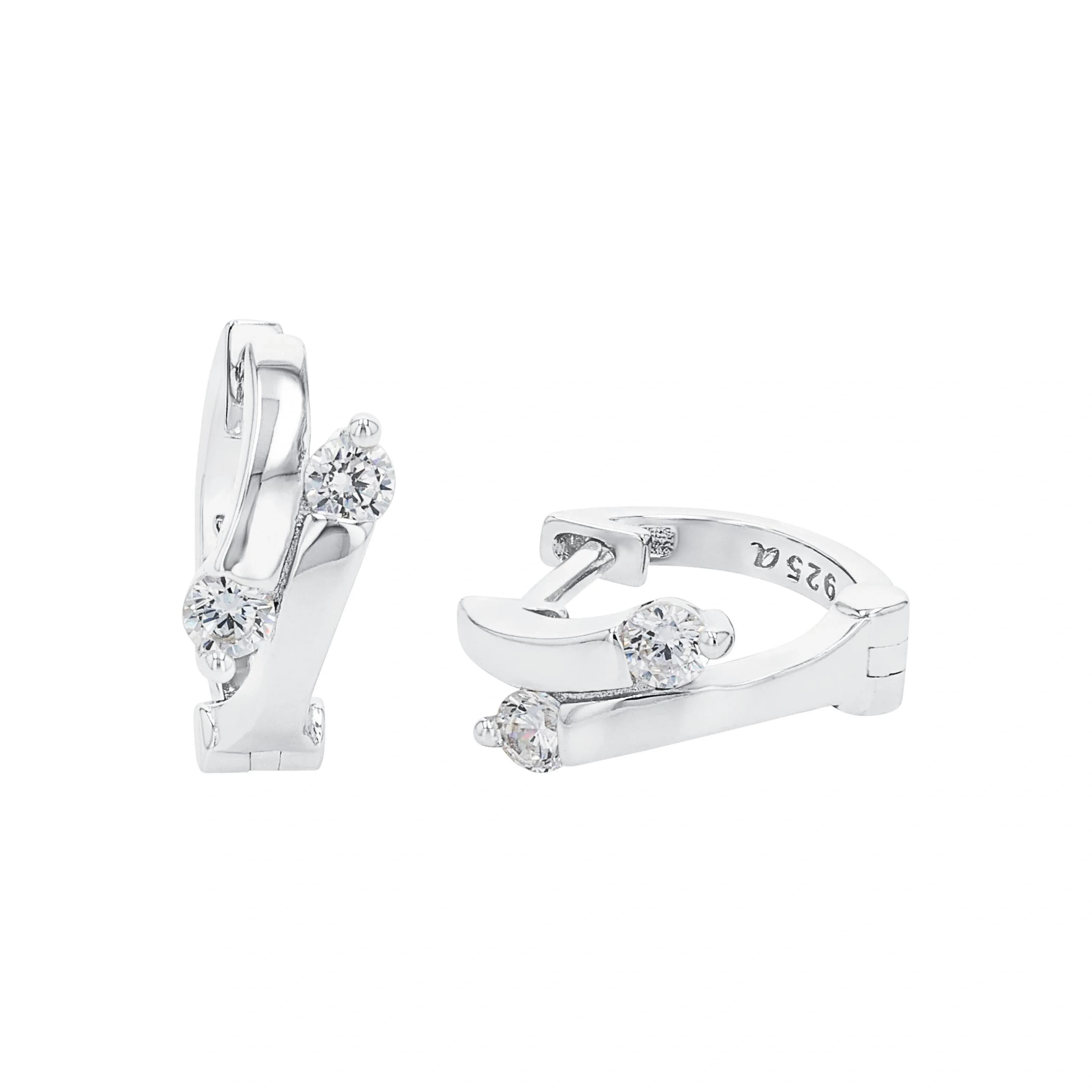 Örhängen 925 Sterling Silver - creoler 12 mm