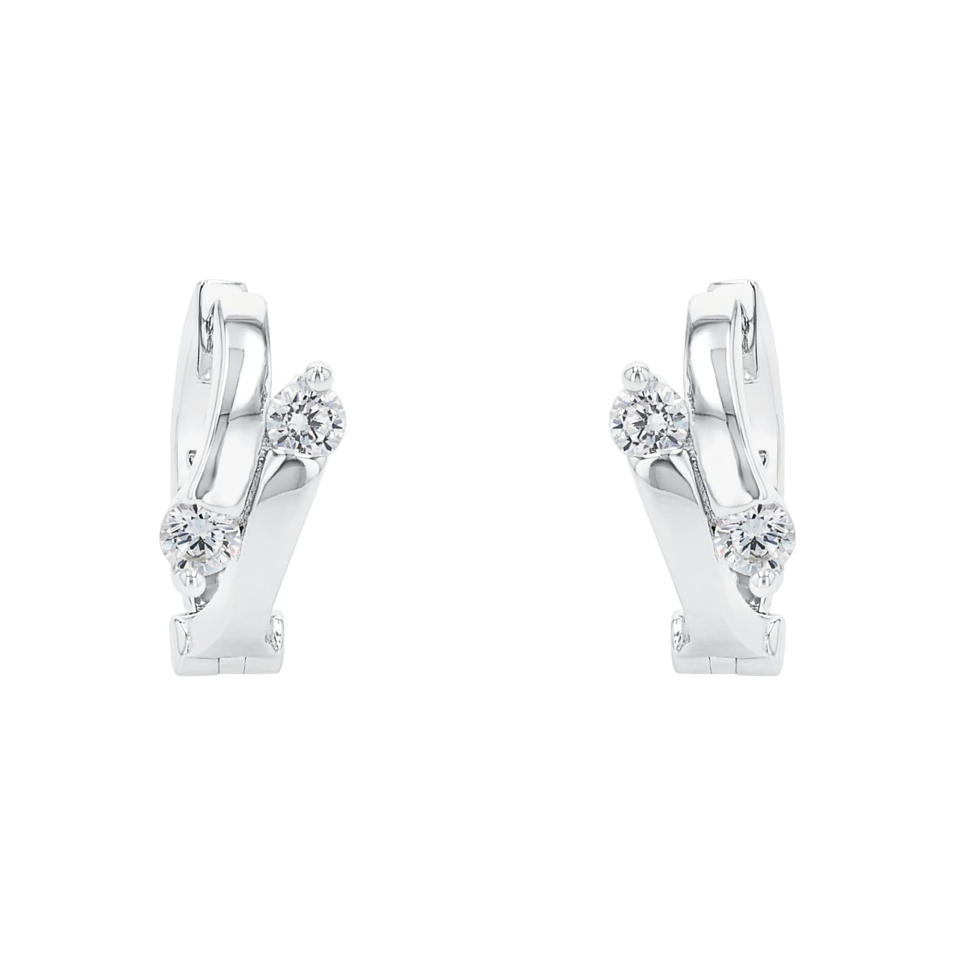 Örhängen 925 Sterling Silver - creoler 12 mm 2