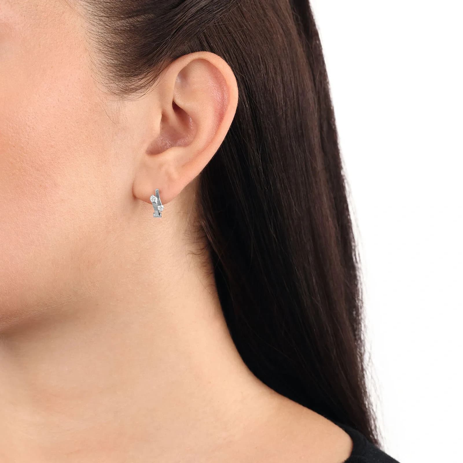 Örhängen 925 Sterling Silver - creoler 12 mm 3