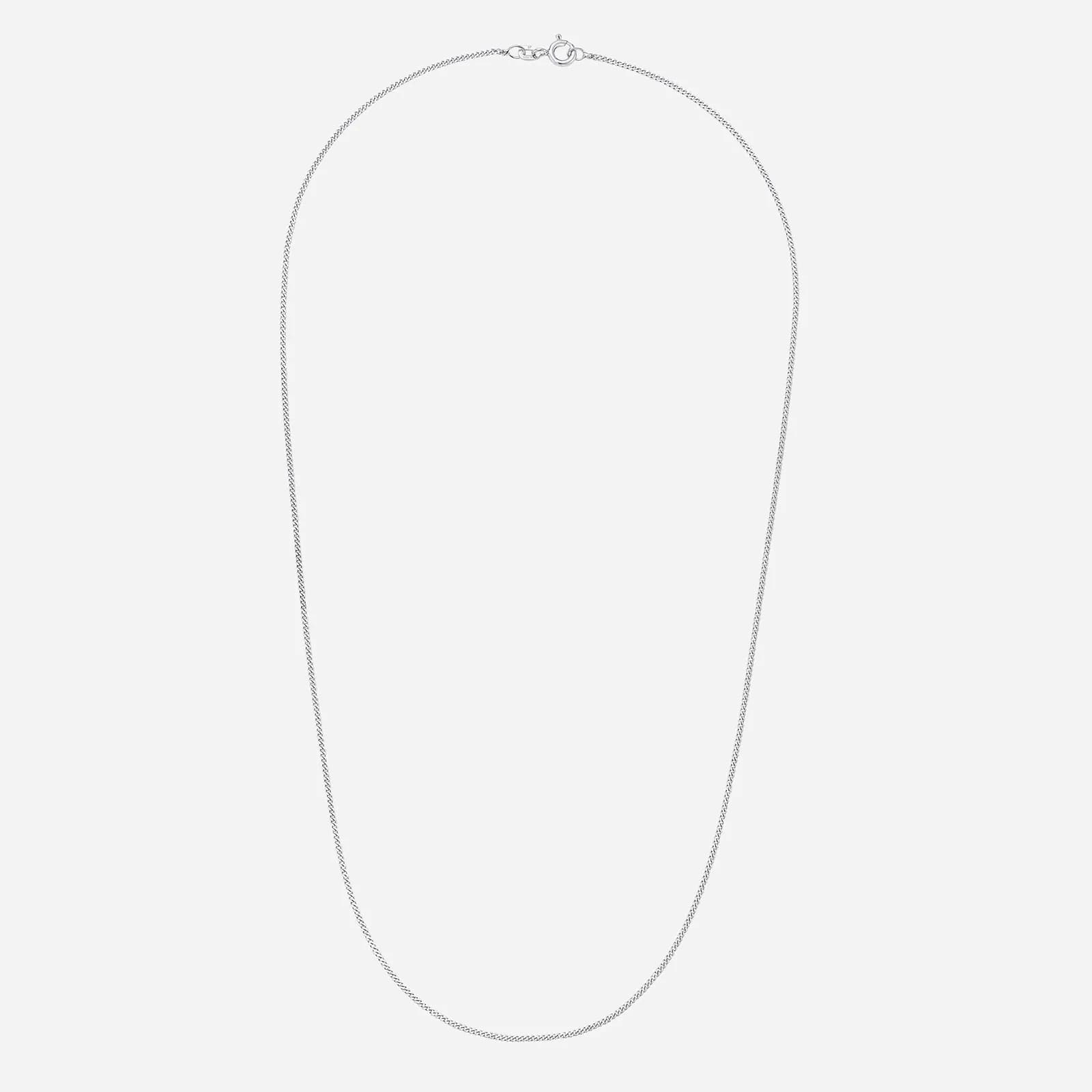 Silverhalsband, pansarkedja unisex - 45 cm / 1,5 mm