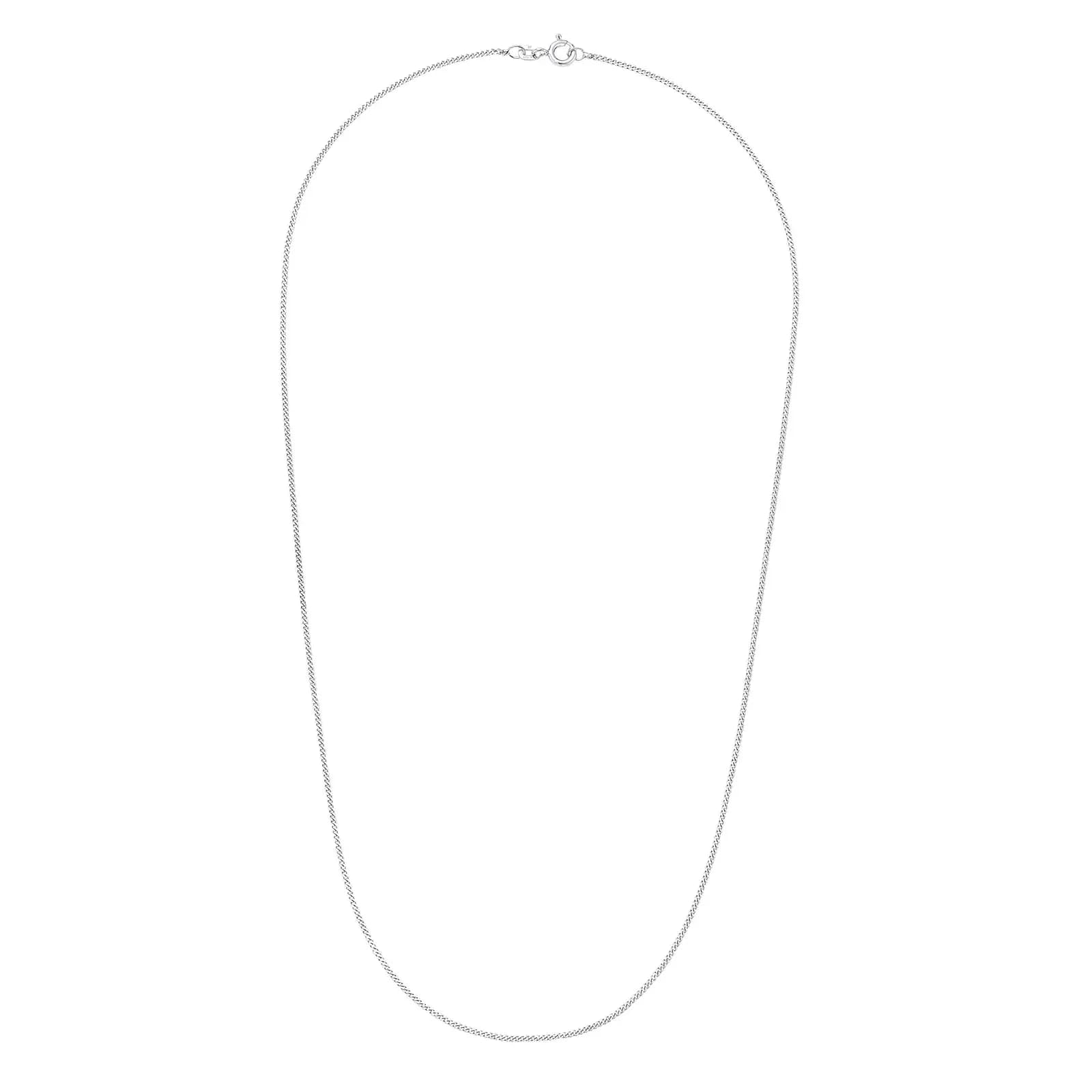 Silverhalsband, pansarkedja unisex - 45 cm / 1,5 mm