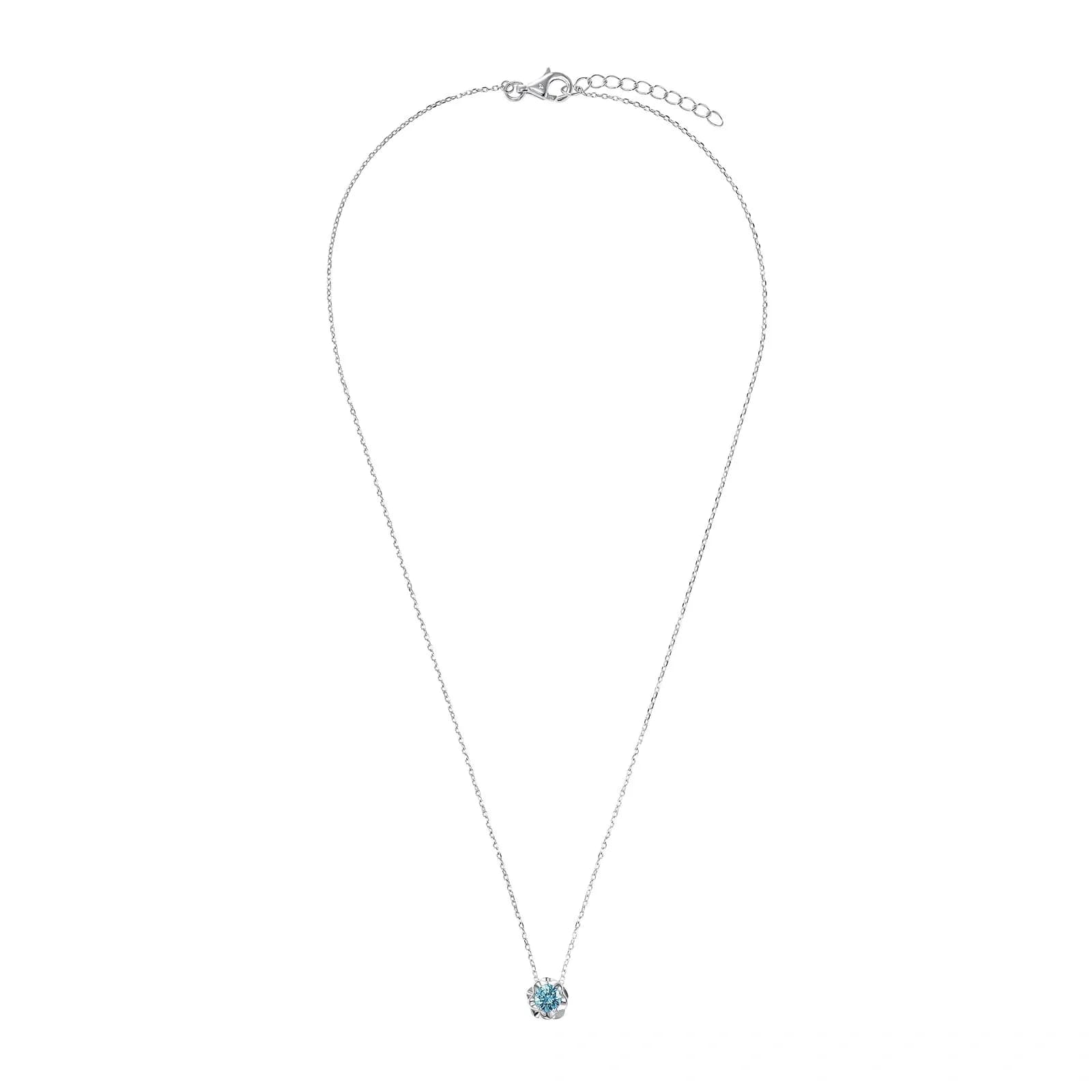 Halsband med hänge Sterling Silver 925 - 42+3 cm 3