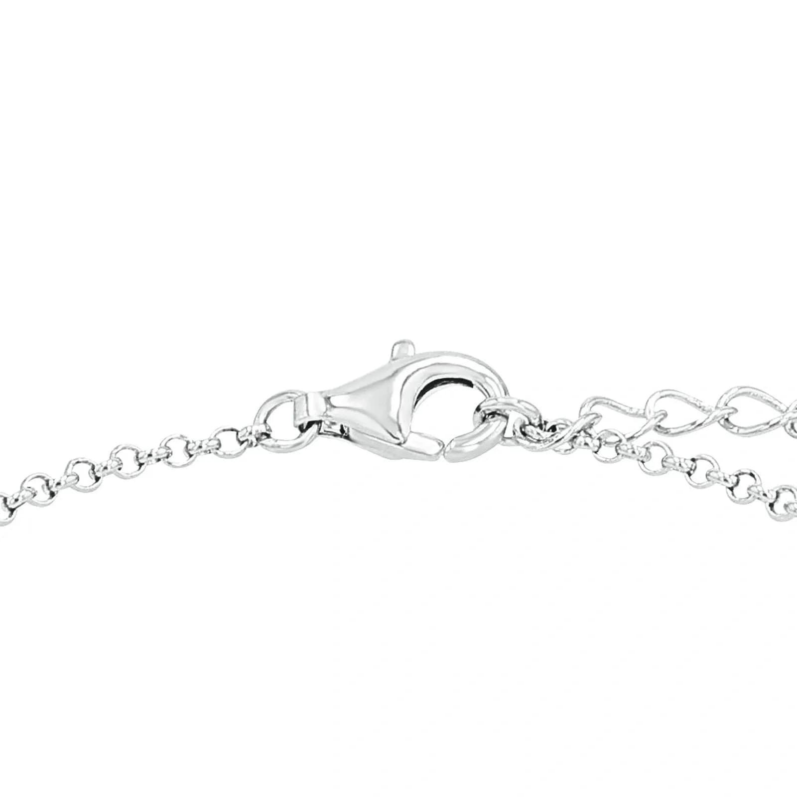 Silverarmband, ankarlänk med hängande stjärnor - 17–19 cm 4
