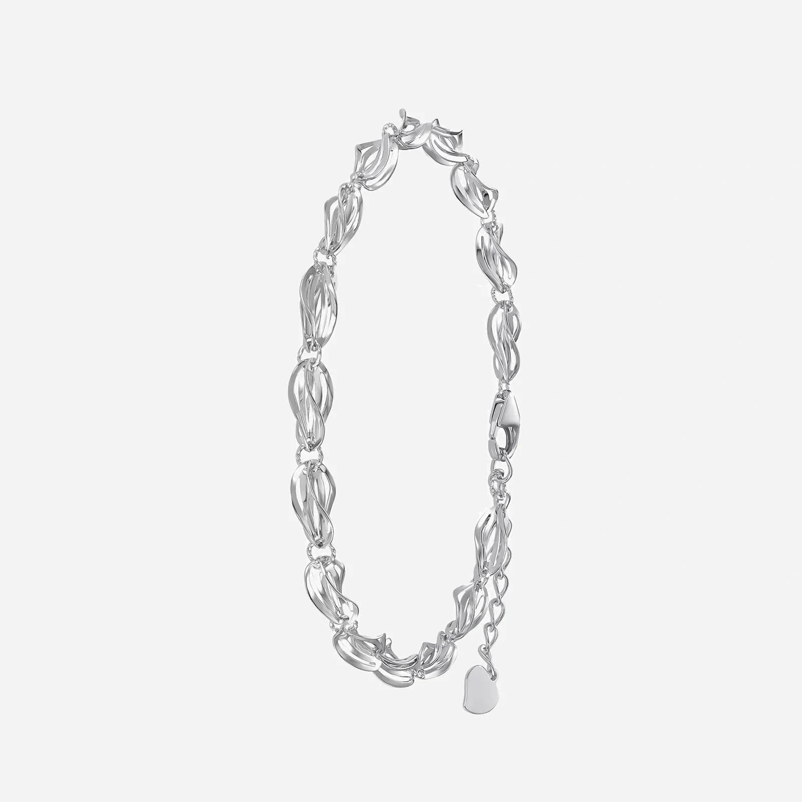 Silverarmband - fantasilänk, 18+3 cm