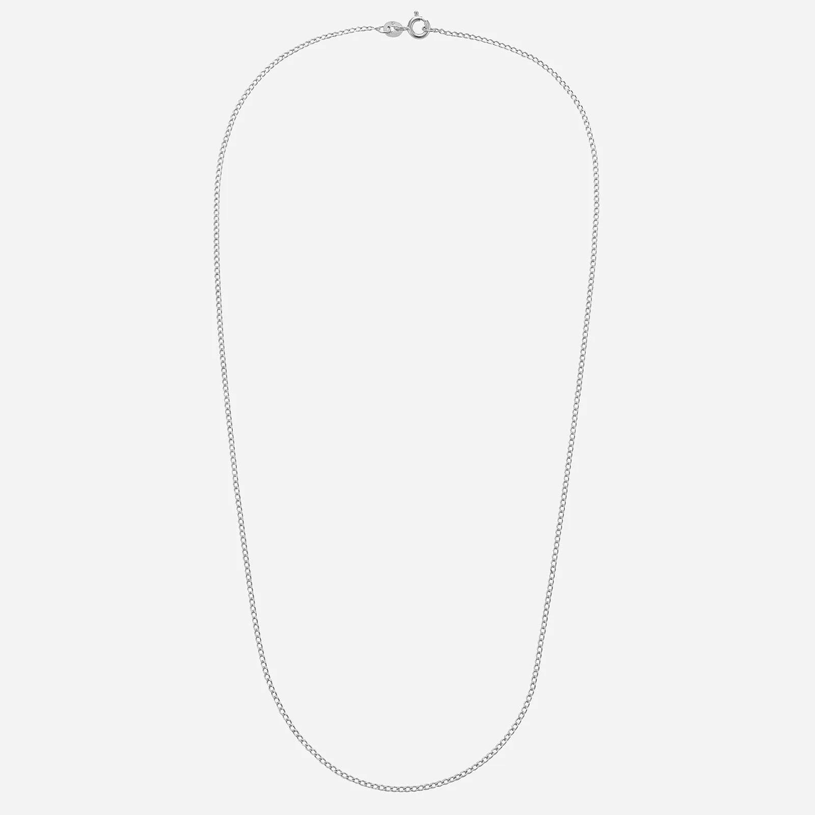 Silverhalsband, pansarkedja unisex - 40 cm / 1,5 mm