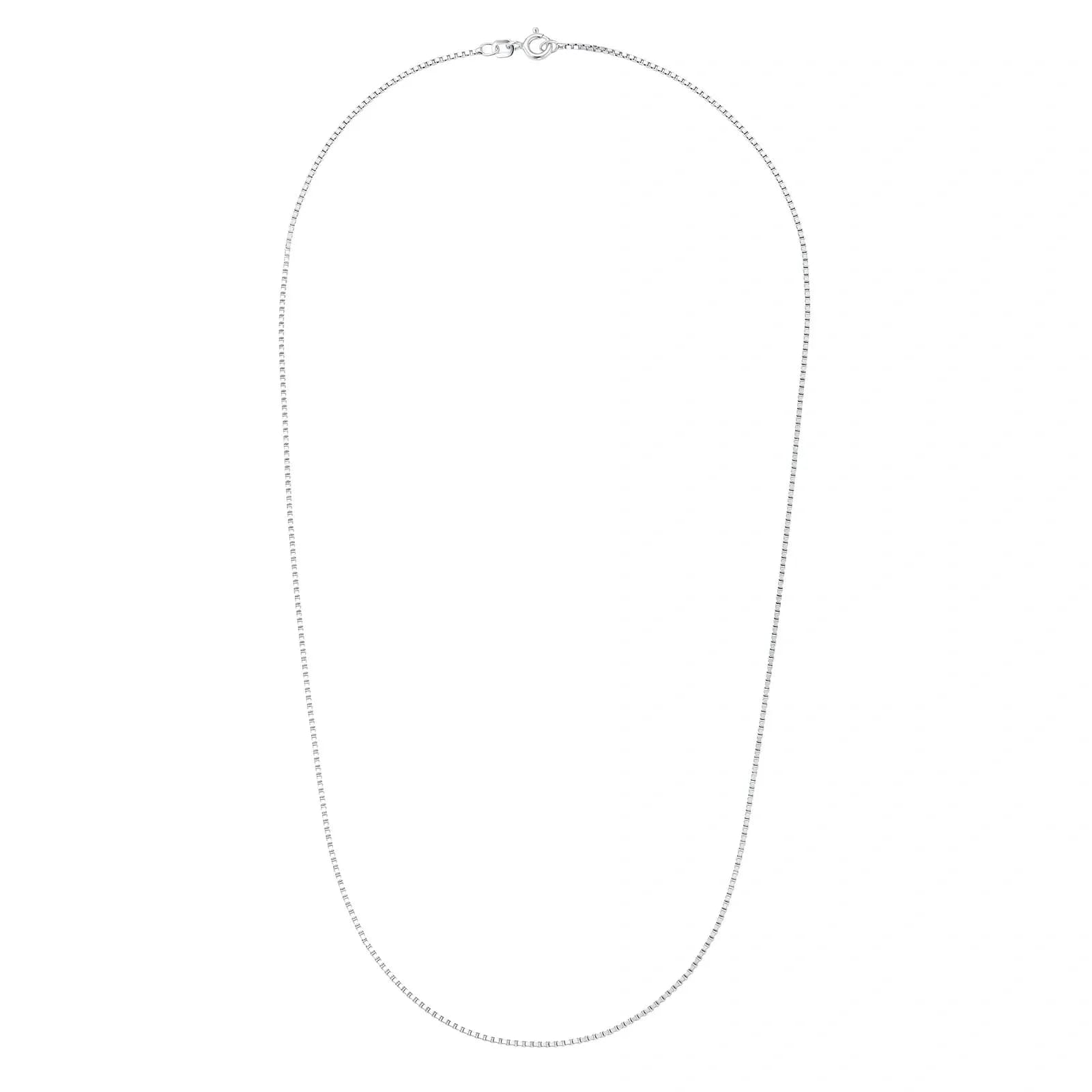 Silverhalsband, venezialänk - 50 cm / 1,5 mm