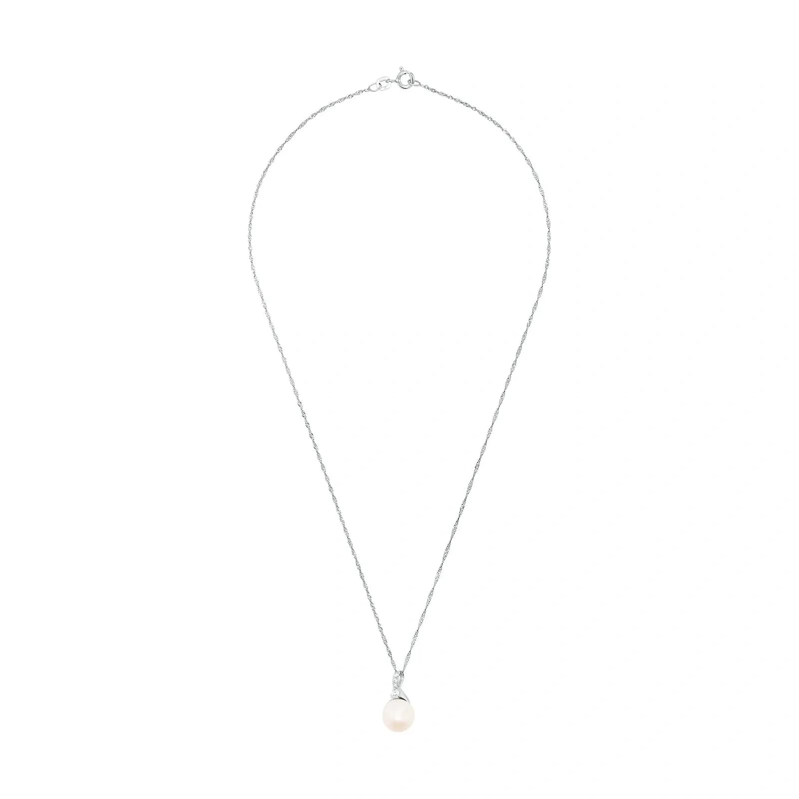 Halsband 925 Sterling Silver - odlad pärla