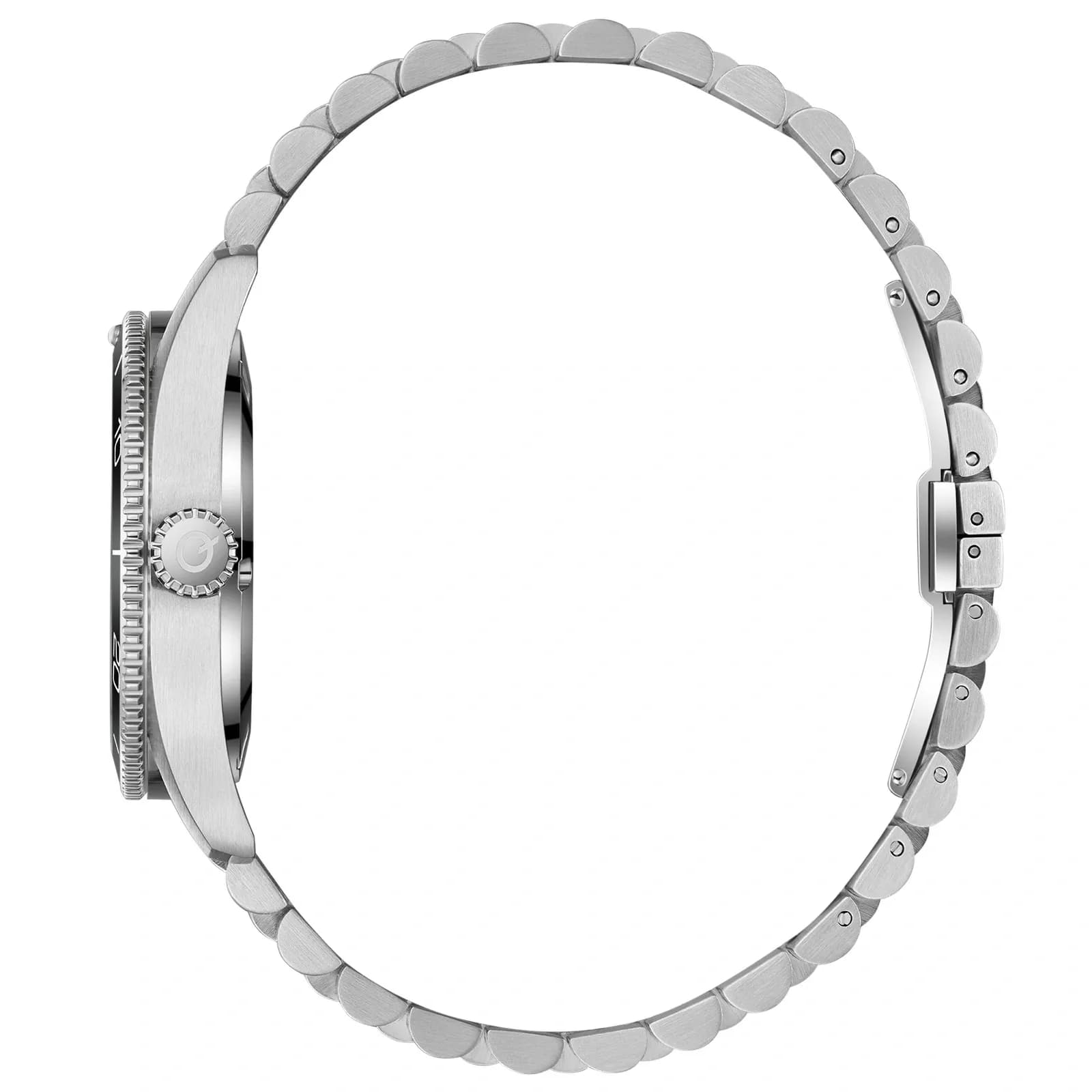 Quantum herr svart/silver, metallband - ADG1215.350 2