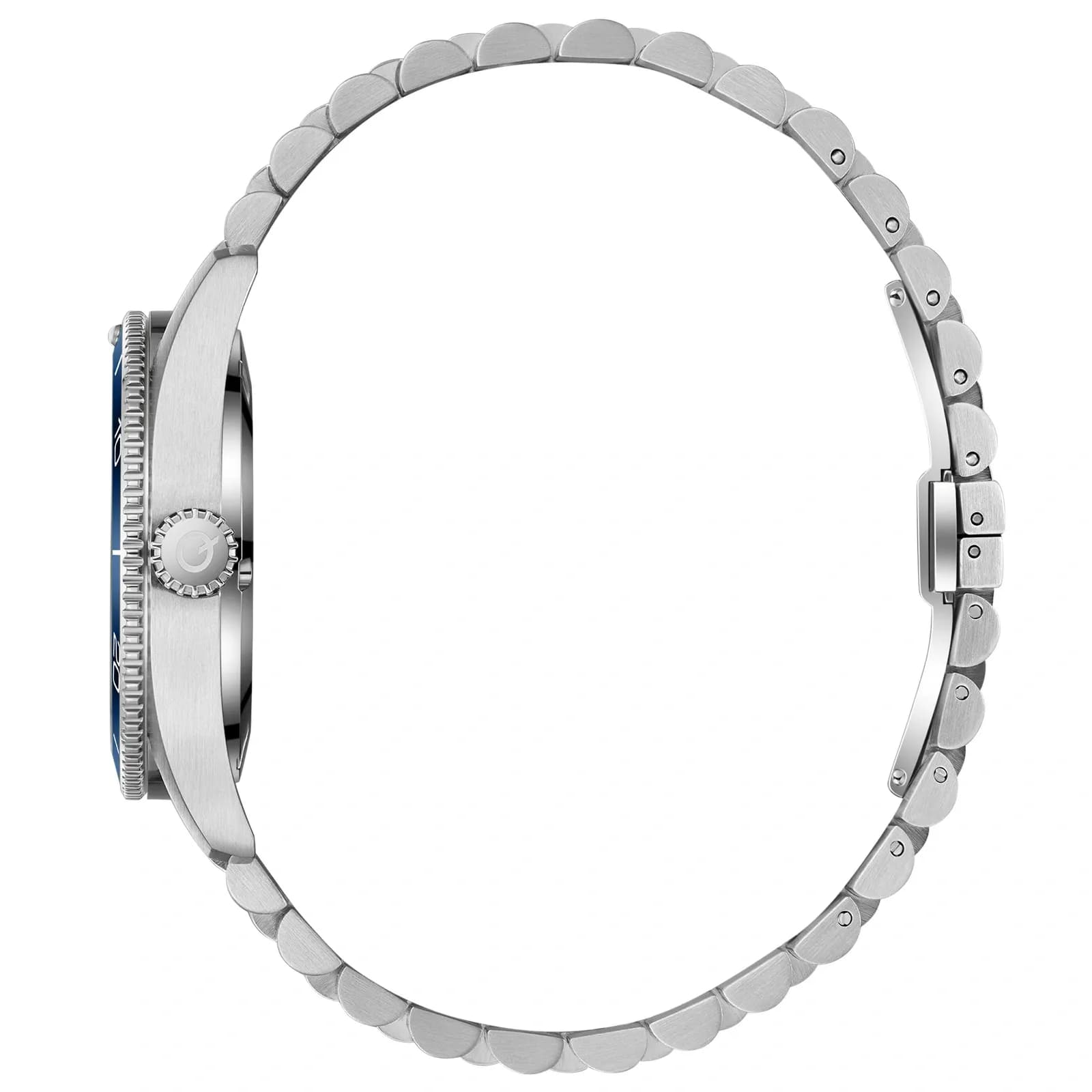 Quantum herr blå/silver, metallband - ADG1215.390 2