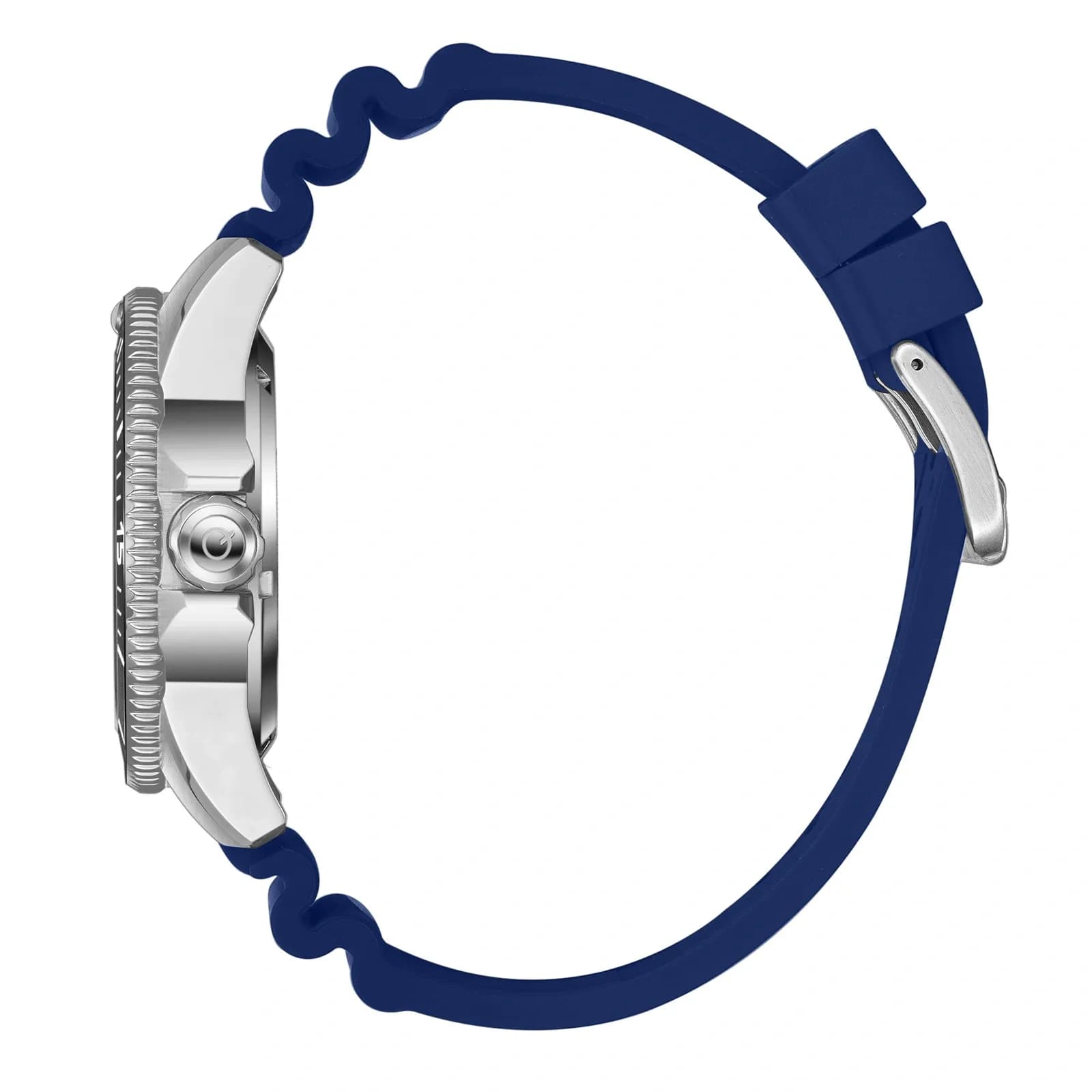 Quantum Automatic herr blå/stål, silikonband - BAR1115.399 2