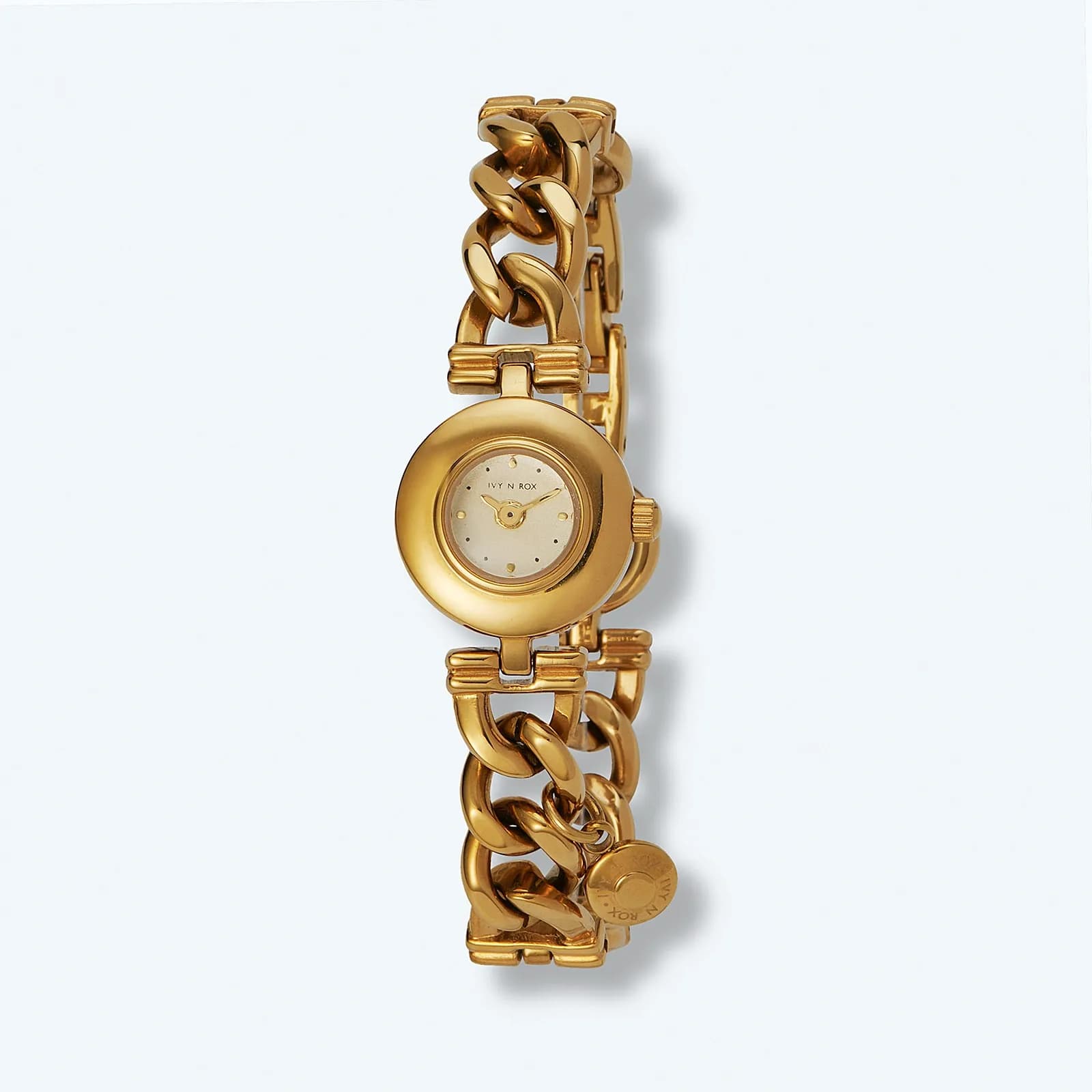 Ivy n Rox Orion damklocka champagne/guld - metallänk 18mm 1