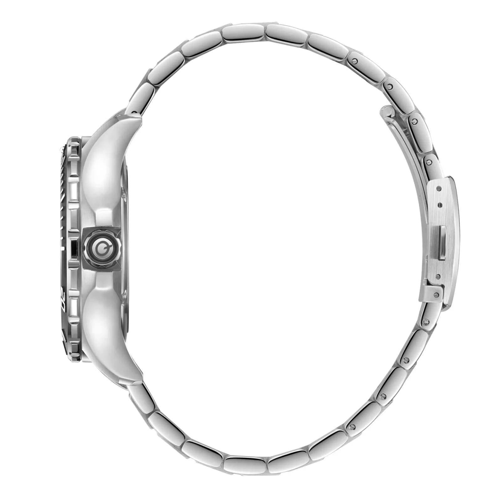 Quantum Automatic herr svart/stål, metallband - QMG1188.350 2