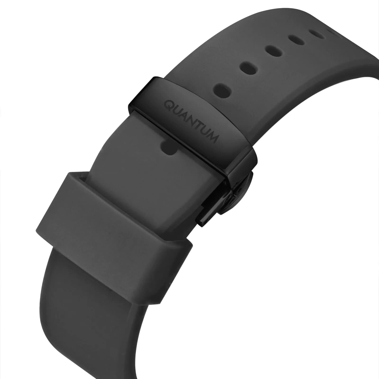 Quantum Automatic herr stål, silikonband - QMG1203.631 4