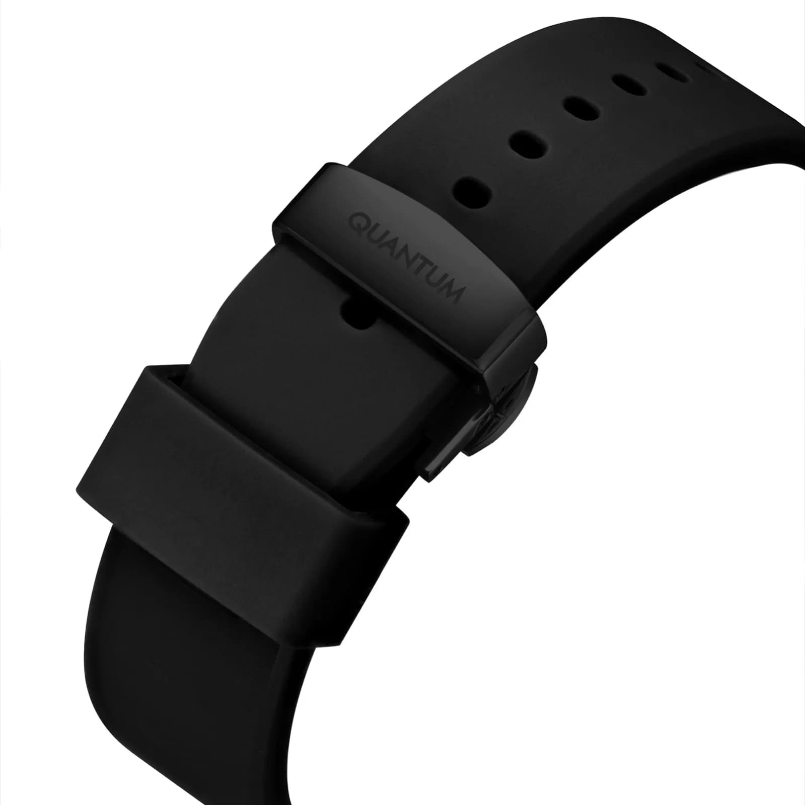 Quantum Automatic herr svart/stål, silikonband - QMG1203.851 4
