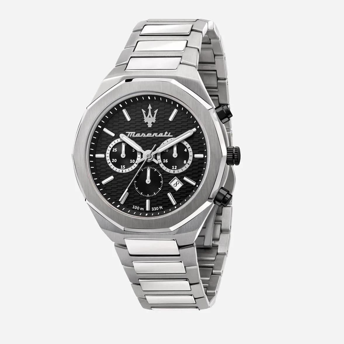 Maserati Stile metallband svart/stål  - R8873642004