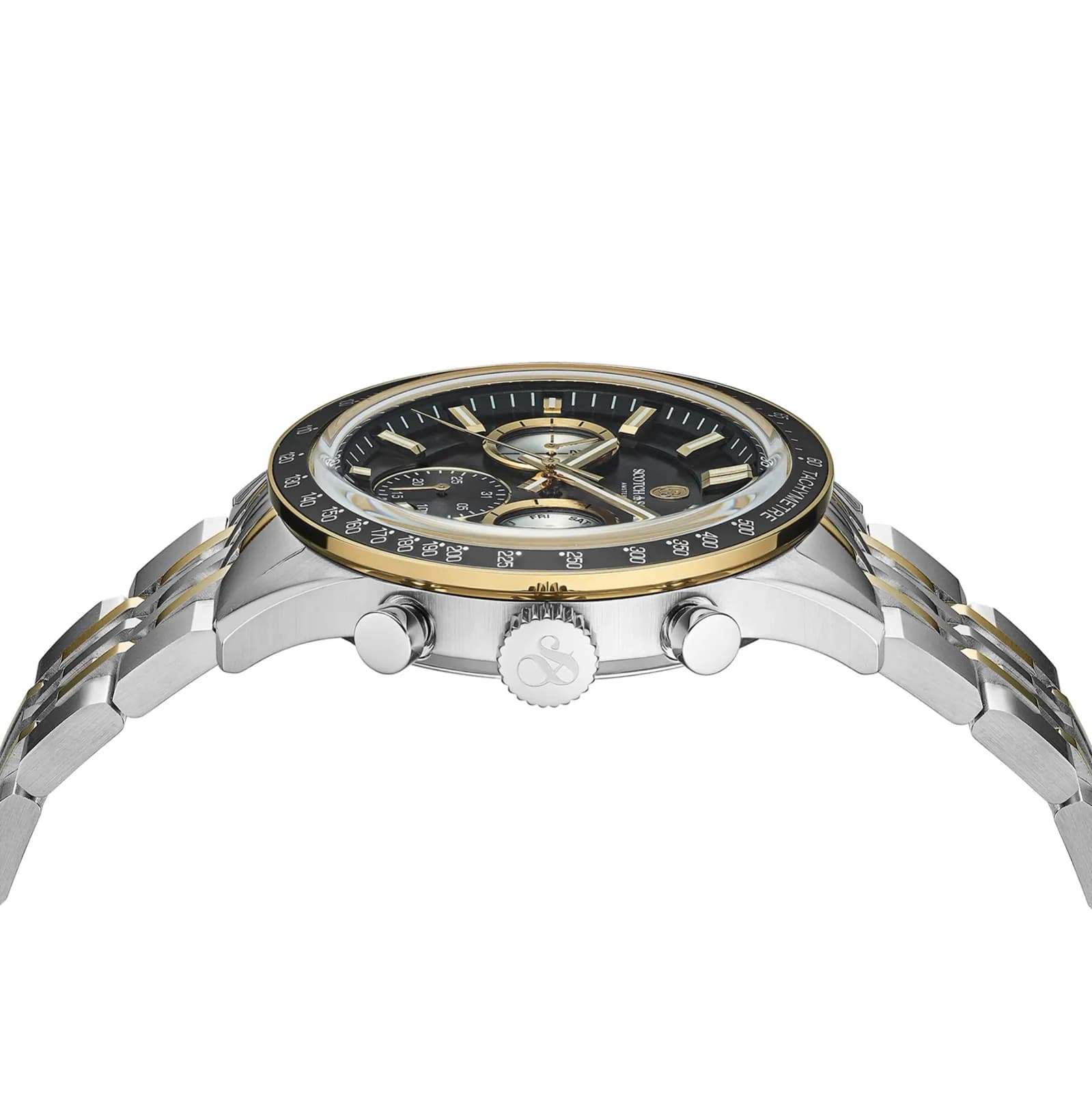 Scotch & Soda herr svart/bicolor, metallband - SSM.104D 2