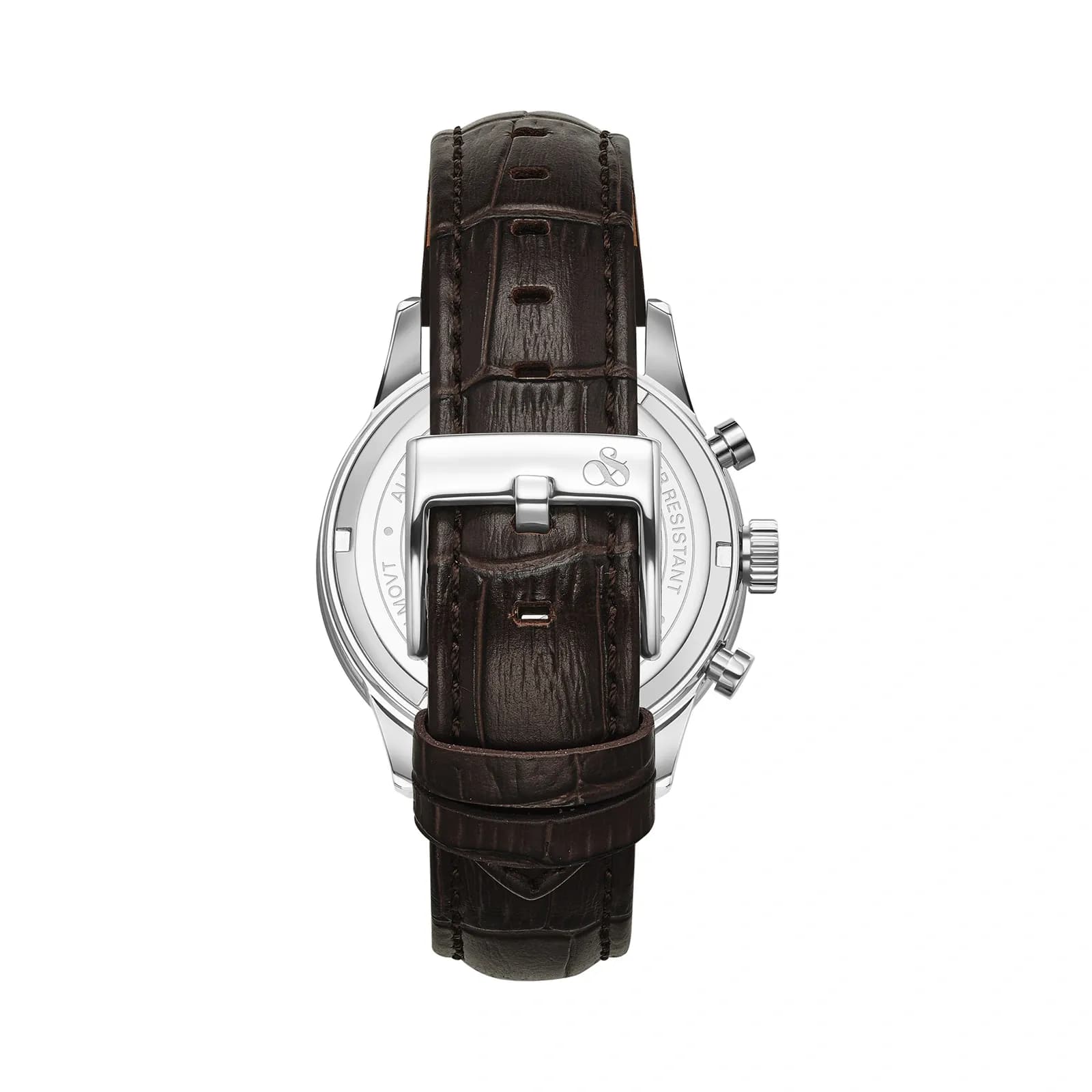 Scotch & Soda herr svart/stål, läderband - SSM.116B 3