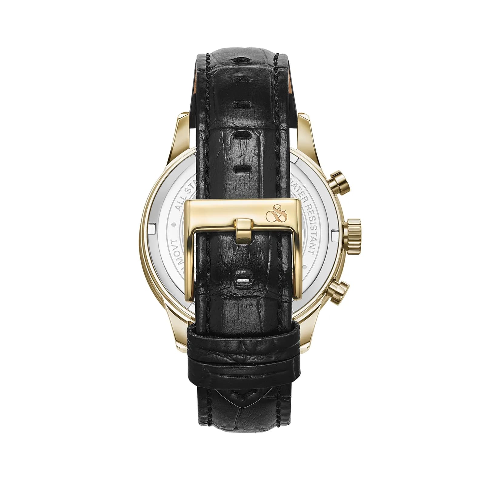 Scotch & Soda herr svart/guld, läderband - SSM.116D 3