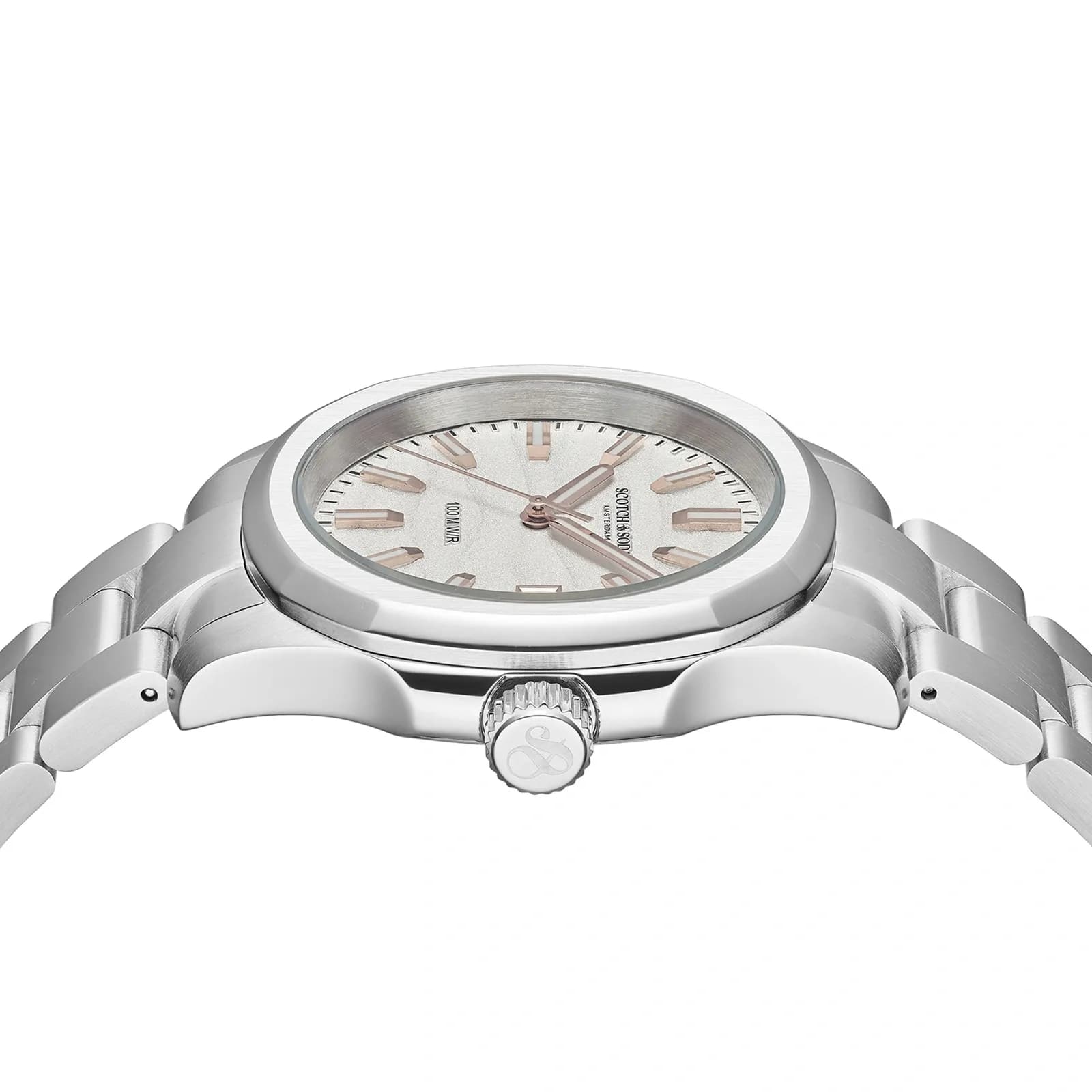 Scotch & Soda herr silver/stål, metallband - SSM.120A 2