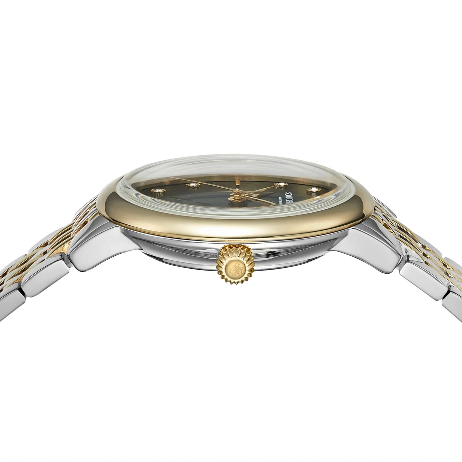 Scotch & Soda dam grön/bicolor, metallband - SSW.126D 2