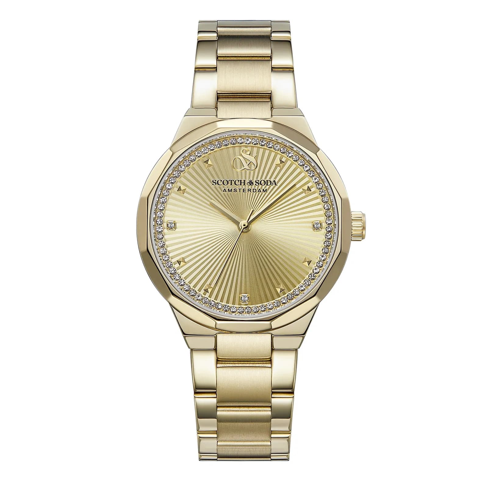 Scotch & Soda dam guld, metallband - SSW.128C