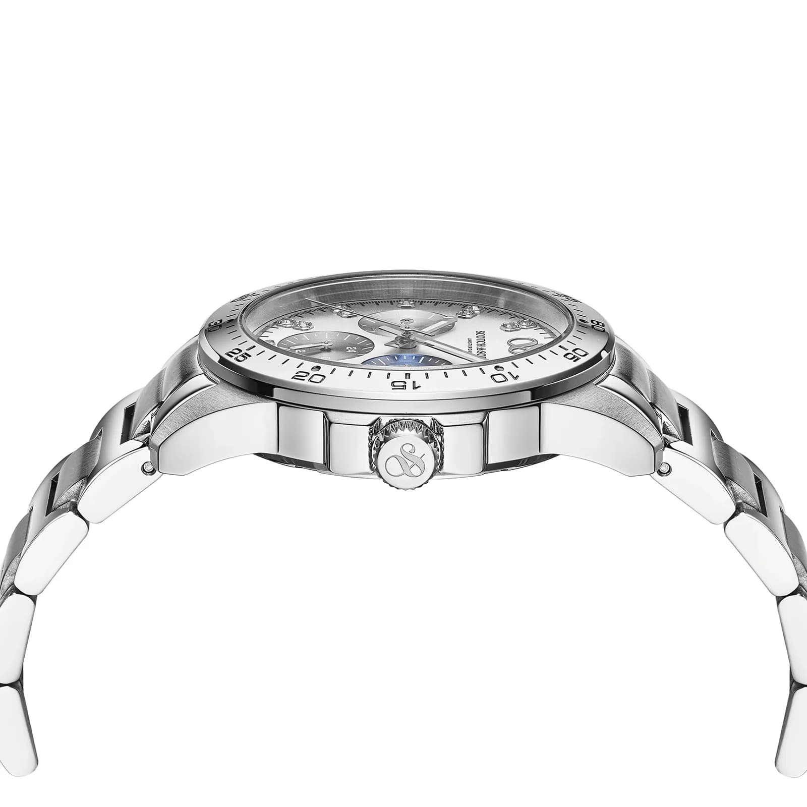 Scotch & Soda dam silver/stål, metallband - SSW.135A 2