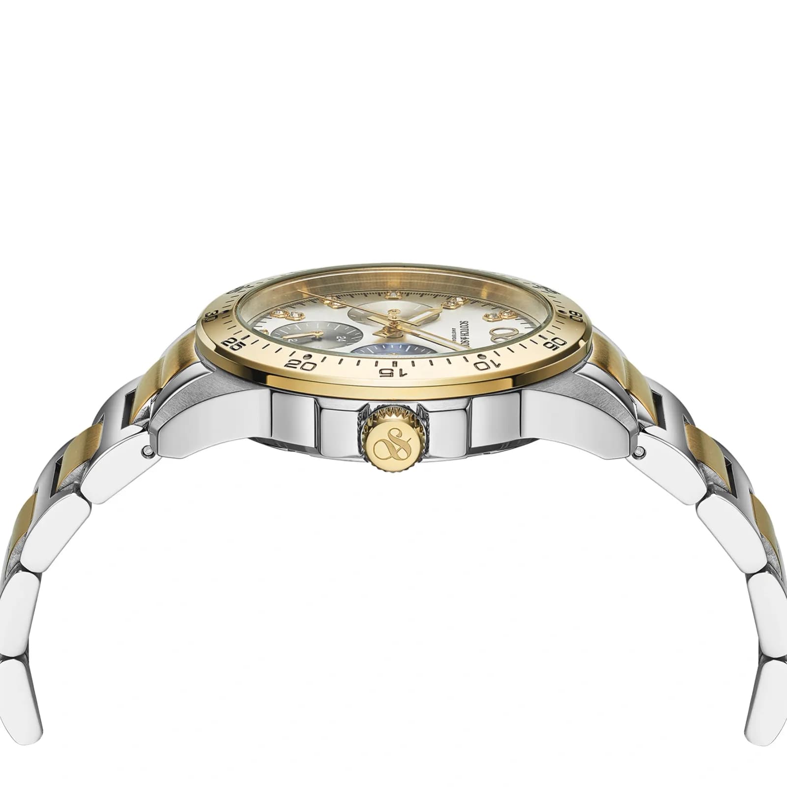 Scotch & Soda dam silver/bicolor, metallband - SSW.135B 2