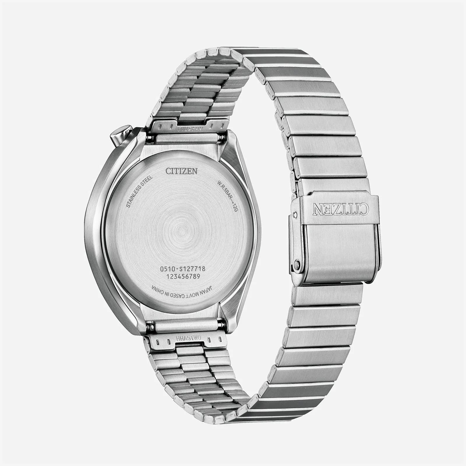 Citizen Bullhead Grön/Silver, Stållänk - AN3660-73X 2