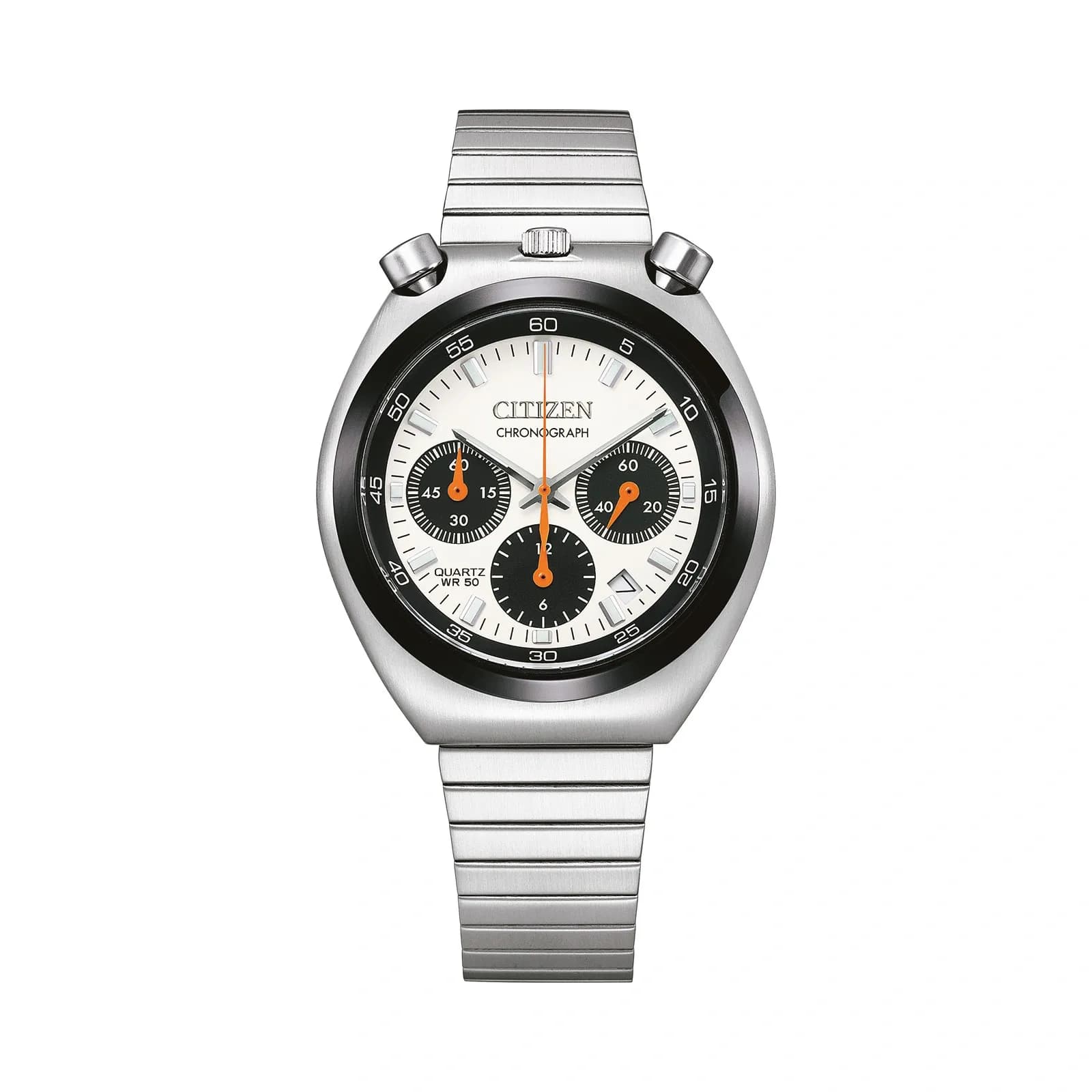 Citizen Bullhead Vit/Silver, Stållänk - AN3660-81A