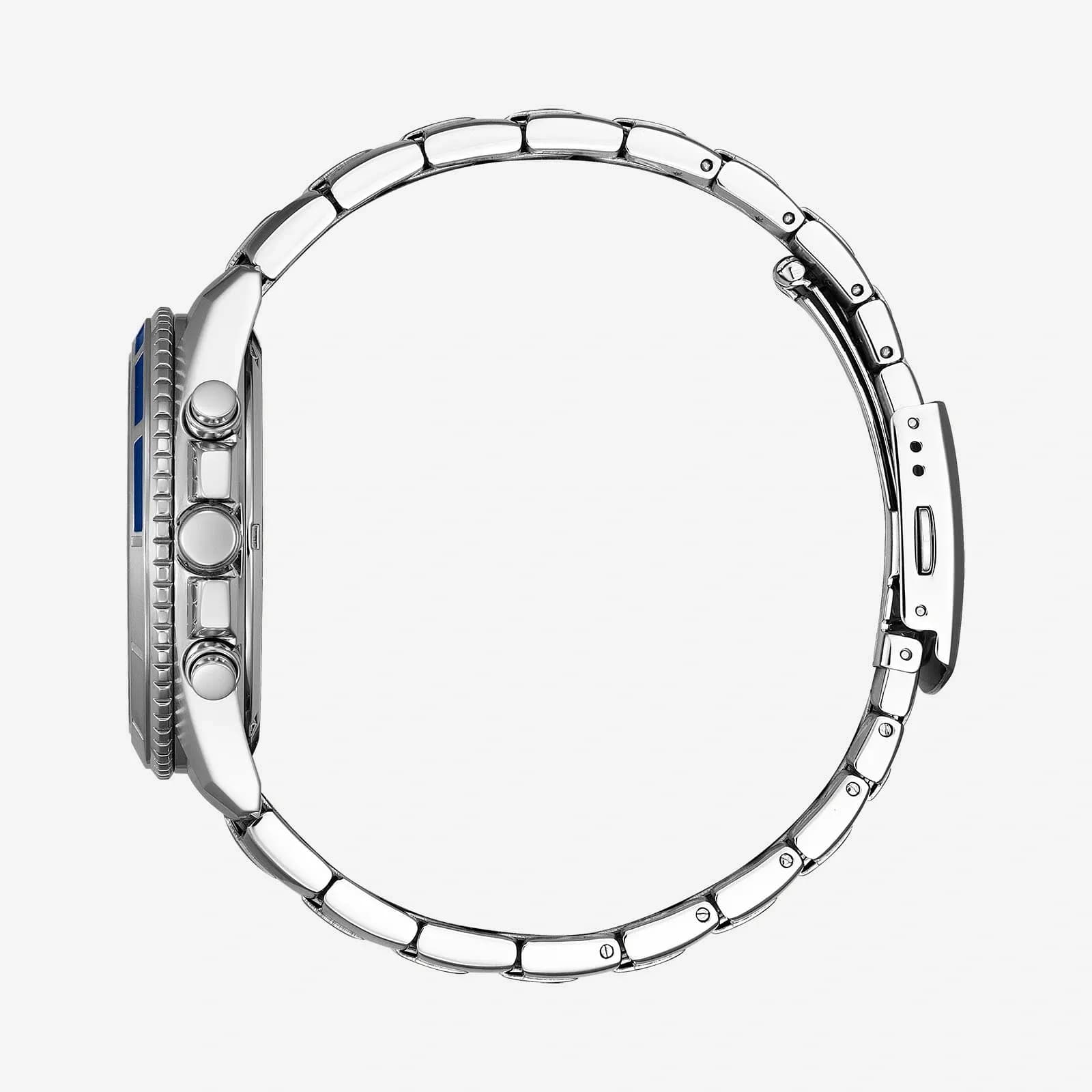 Citizen AQ kronograf herr, stål/blå - AN8201-57L 3