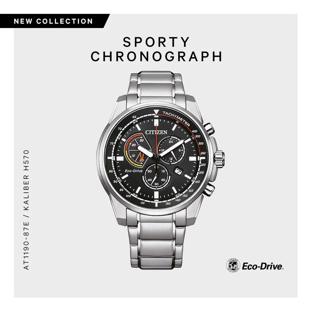 Citizen Chrono herrklocka Eco-Drive AT1190-87E 6