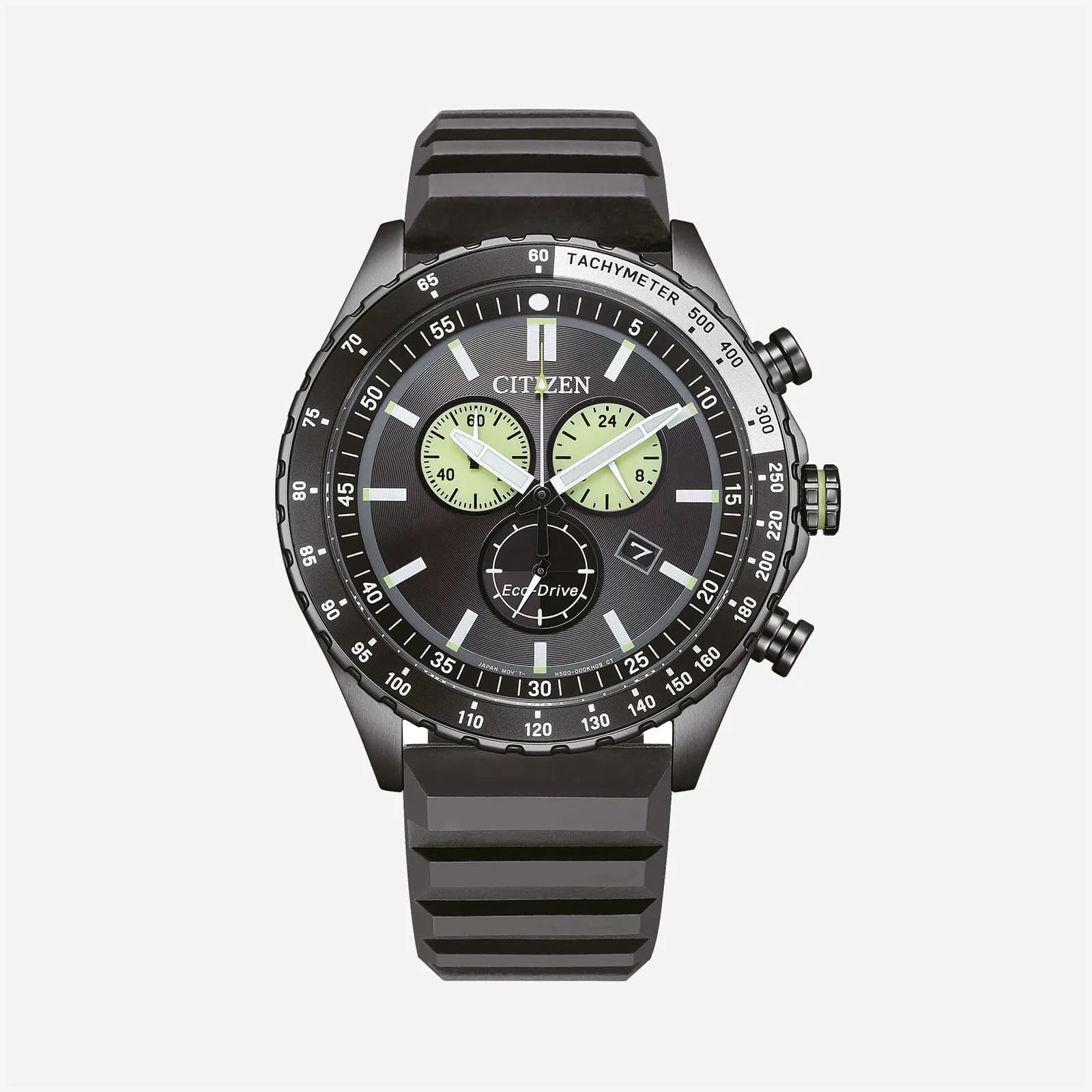 Citizen Eco-Drive Svart/Svart, Läderband - AT2565-05E