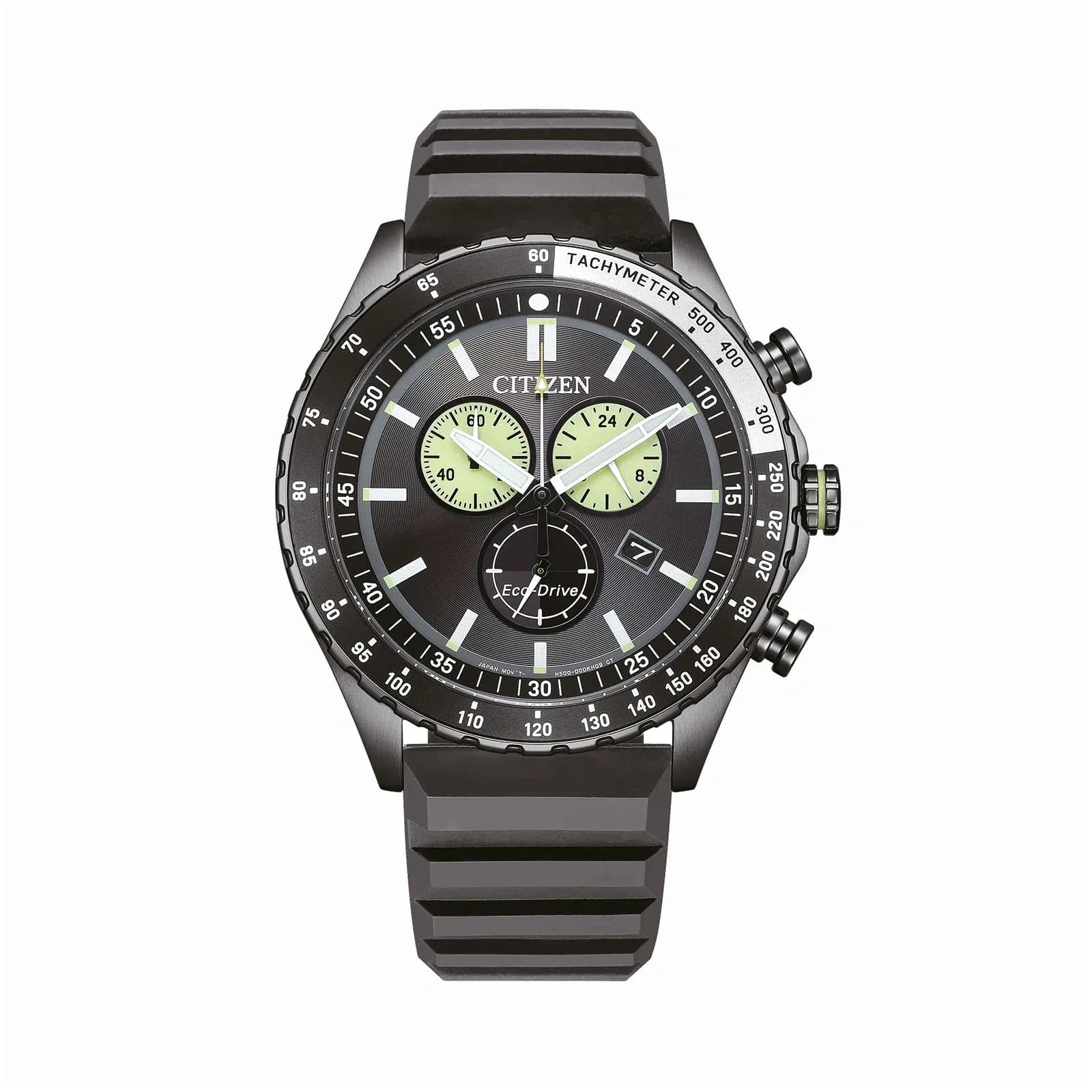Citizen Eco-Drive Svart/Svart, Läderband - AT2565-05E