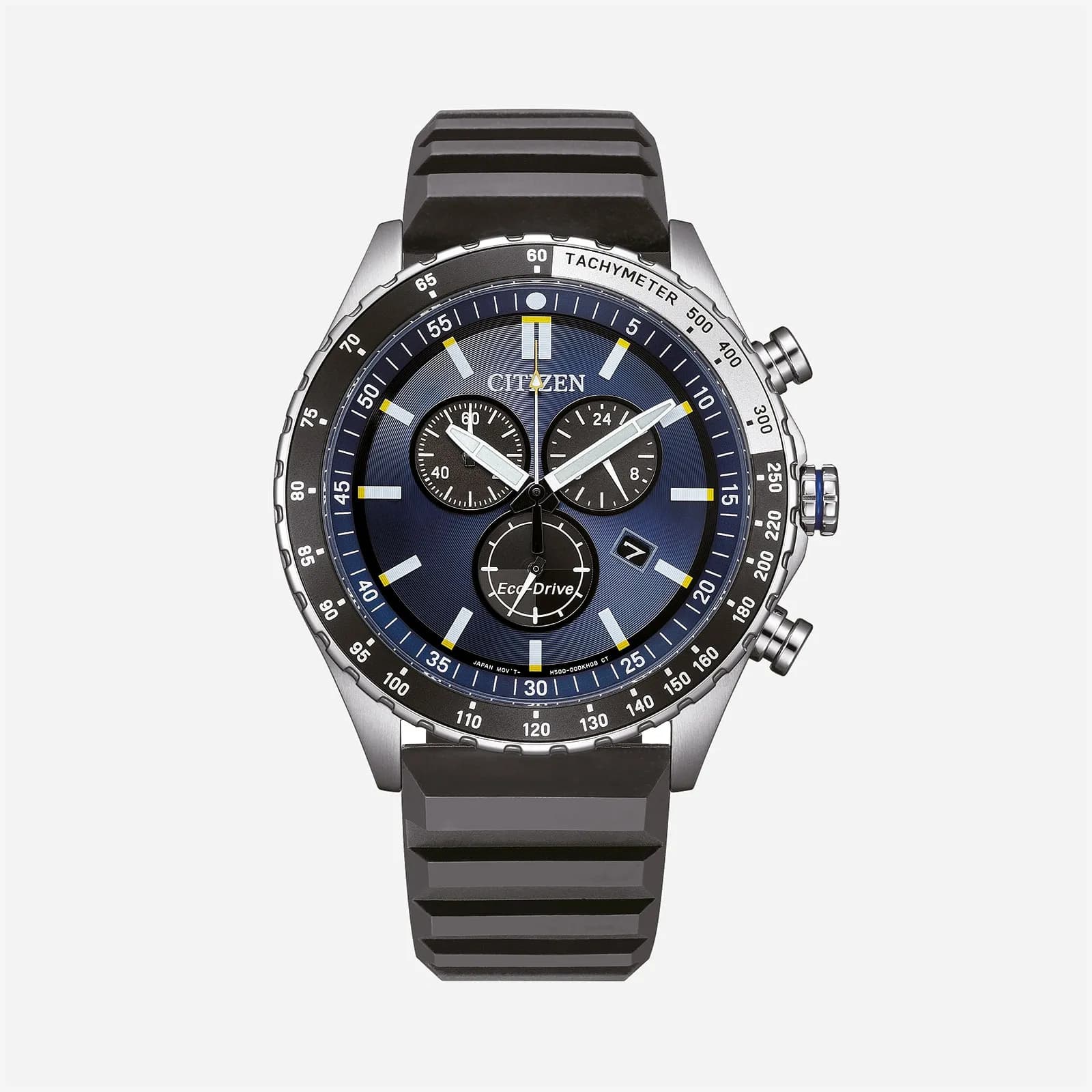 Citizen Eco-Drive Blå/Svart, Läderband - AT2569-04L