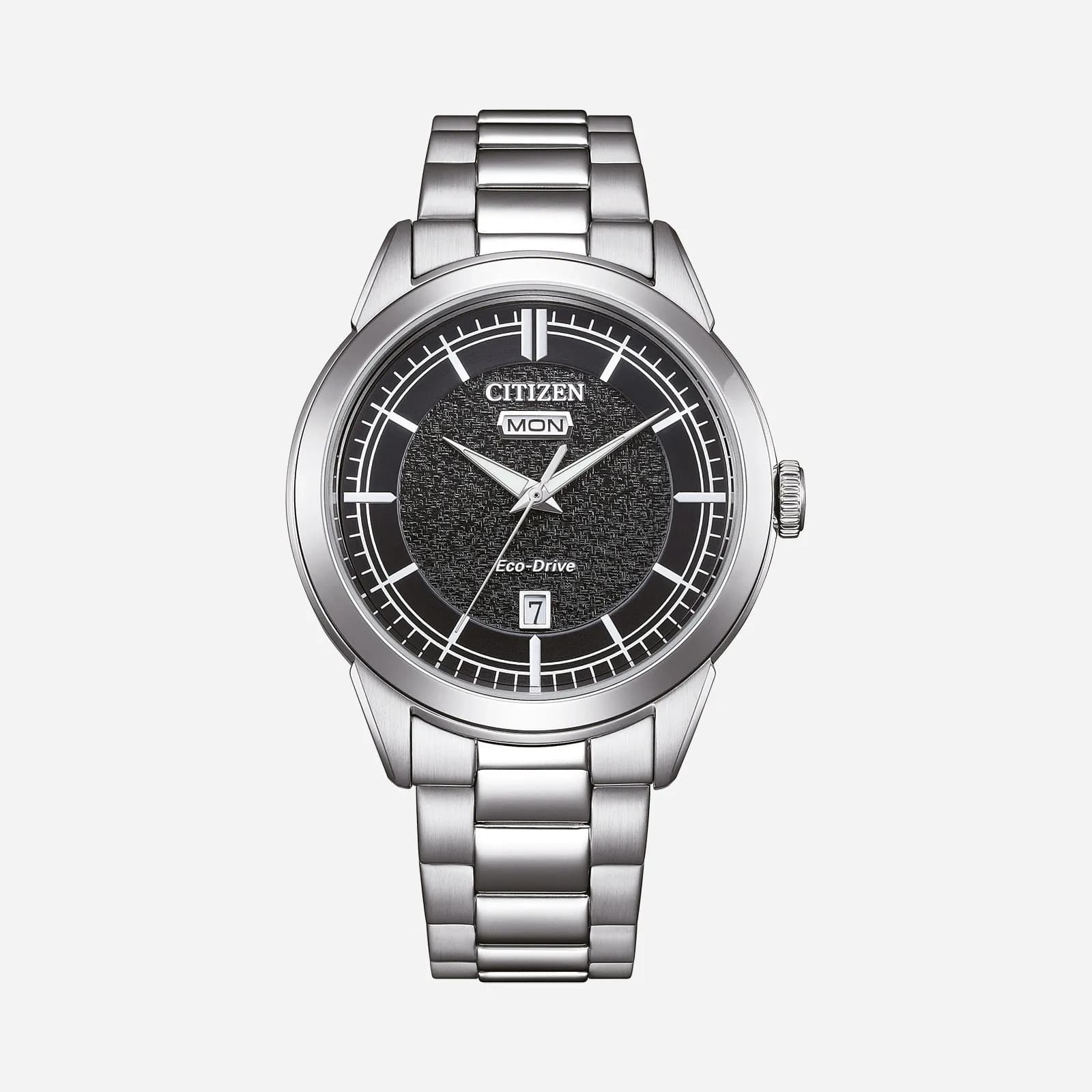 Citizen Eco-Drive Svart/Silver, Stållänk - AW0151-85E