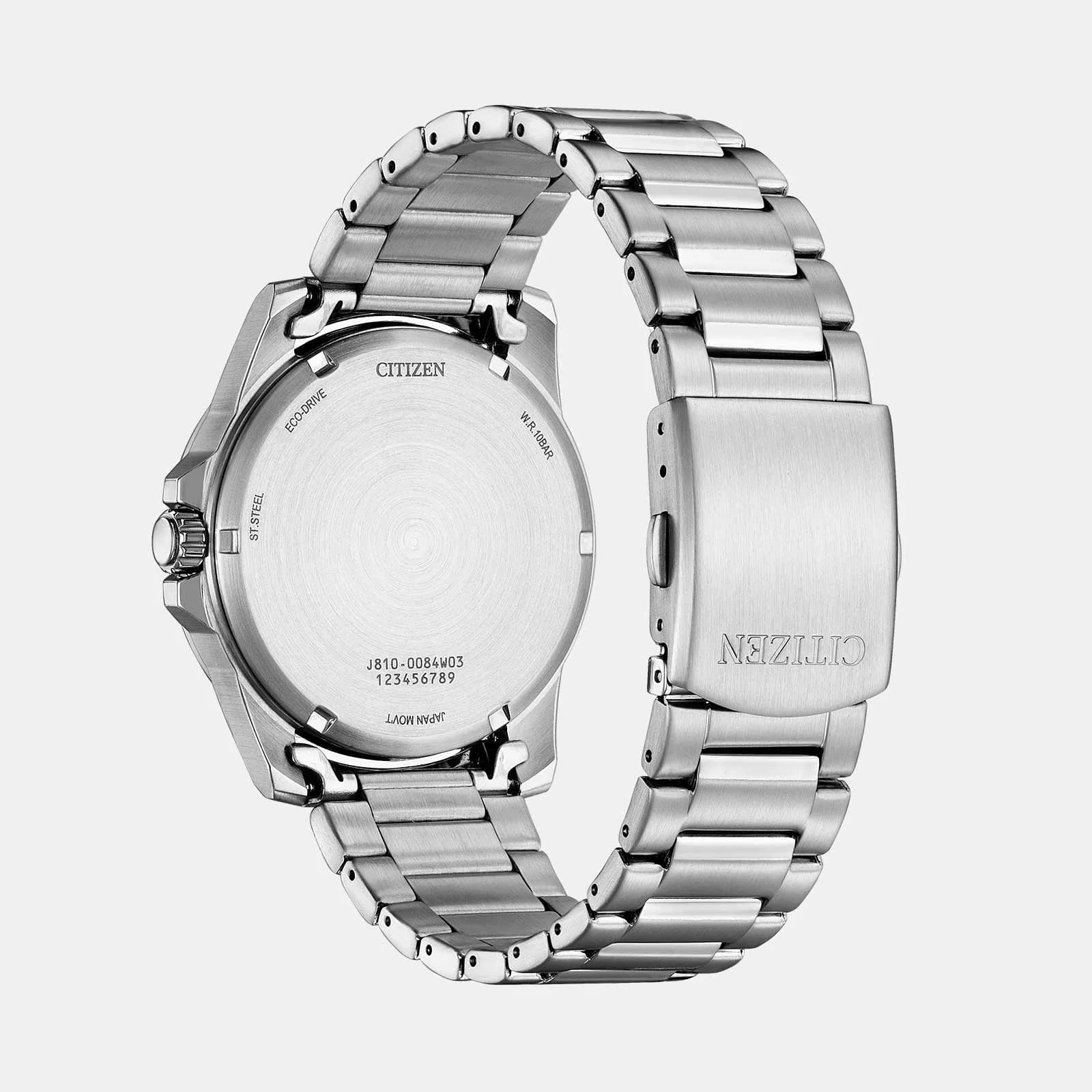 Citizen Marine Eco Drive stål/svart AW1816-89E 2