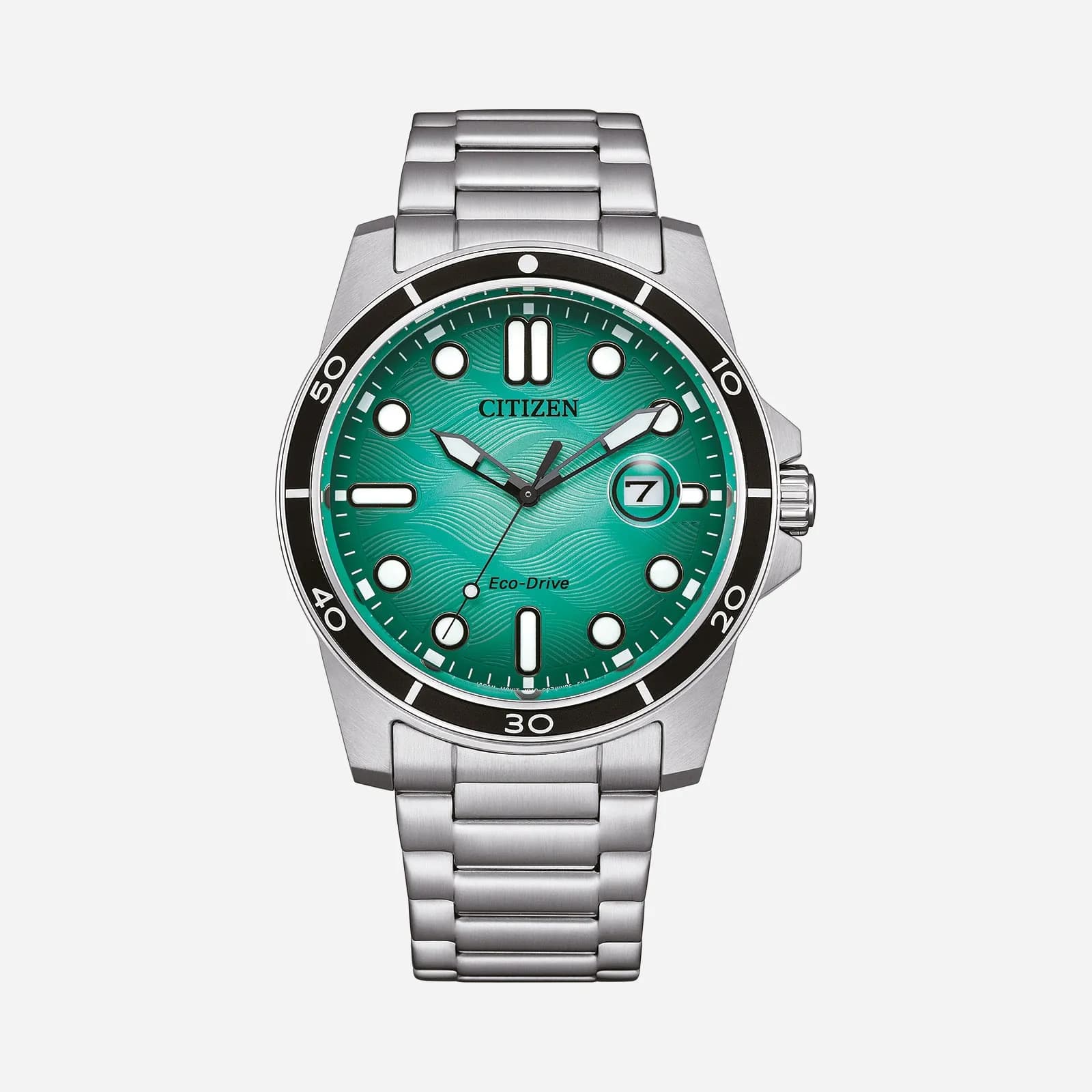 Citizen Marine Eco-Drive, stål/turkos - AW1816-89L 1