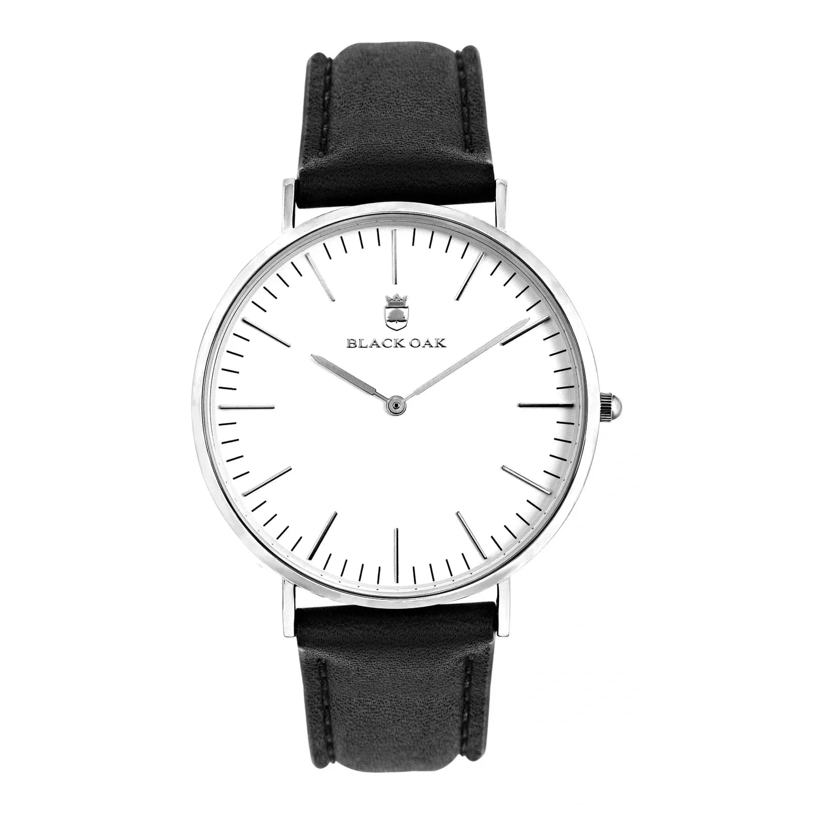 Black Oak Pagoda herrklocka - svart/silver, 41 mm
