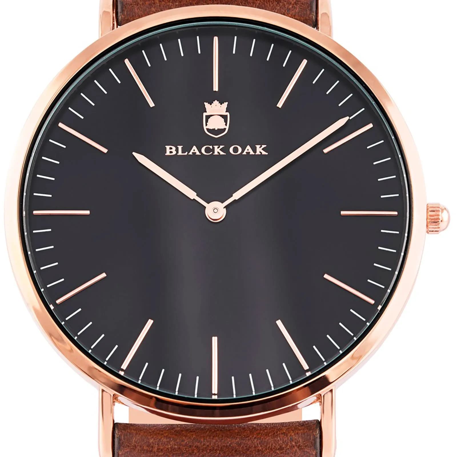 Black Oak Pagoda herrklocka - svart/rosegold, 41 mm 2