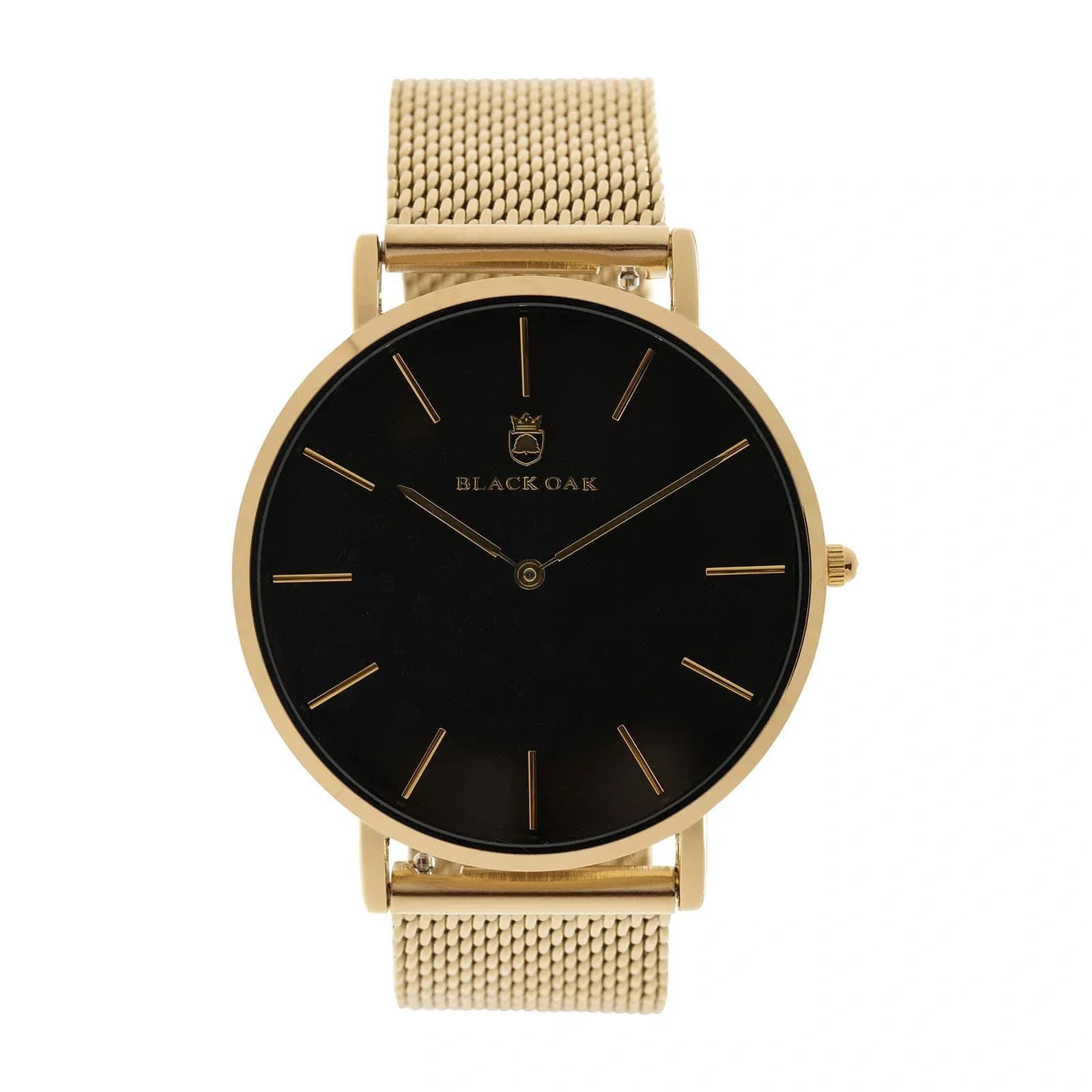 Black Oak Gerardii herrklocka - guld/svart, 41 mm