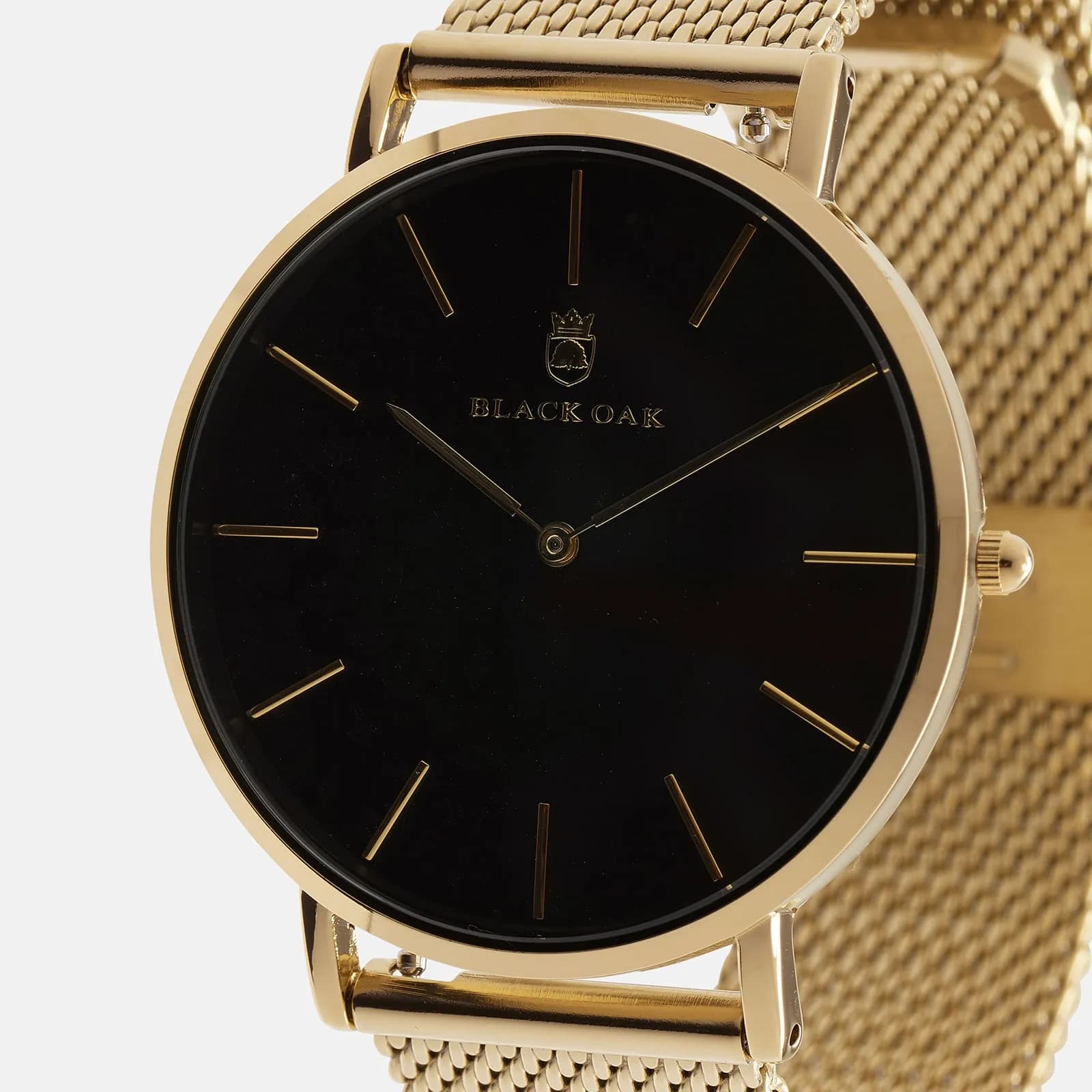 Black Oak Gerardii herrklocka - guld/svart, 41 mm 5