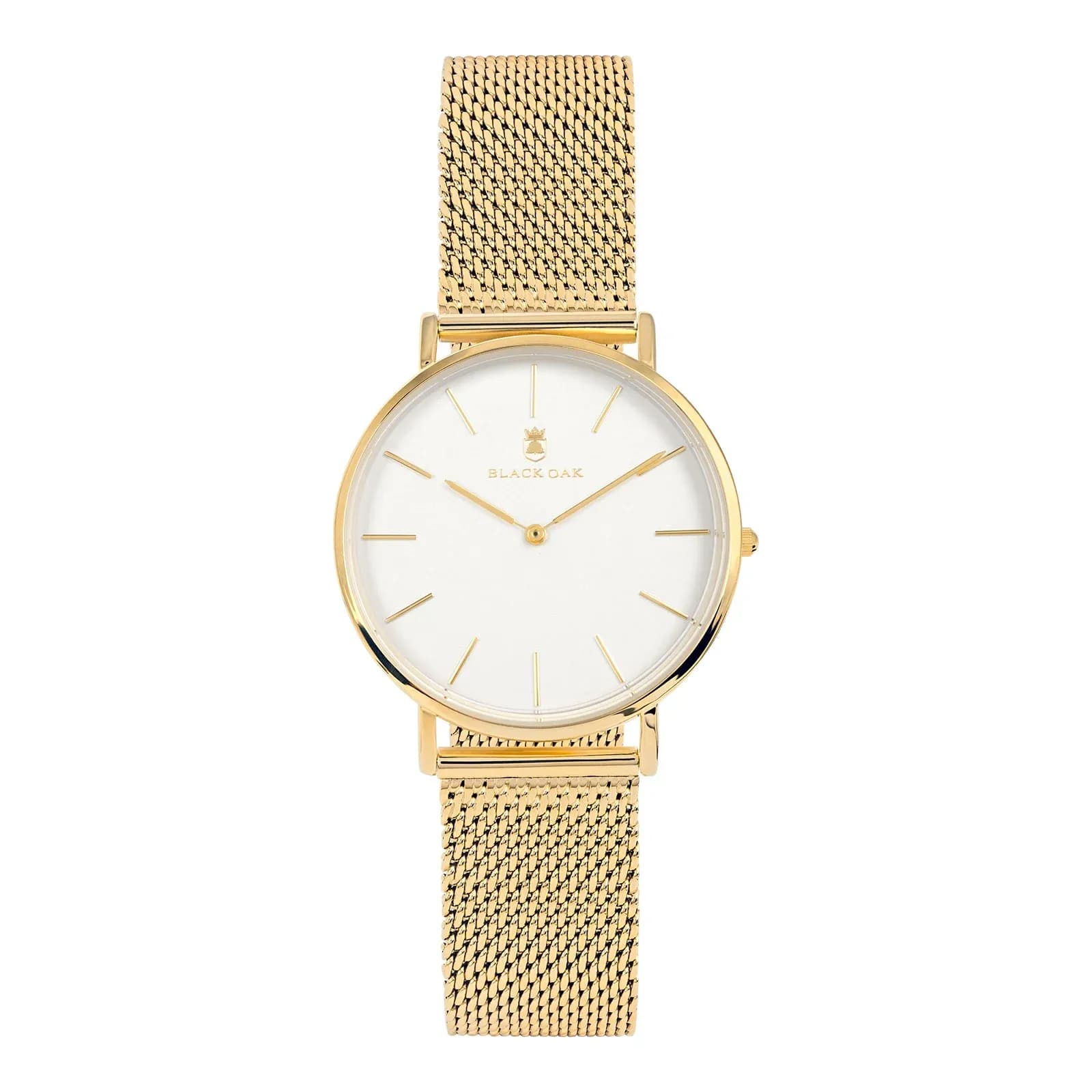 Black Oak Gerardii damklocka - guld/vit, 33 mm