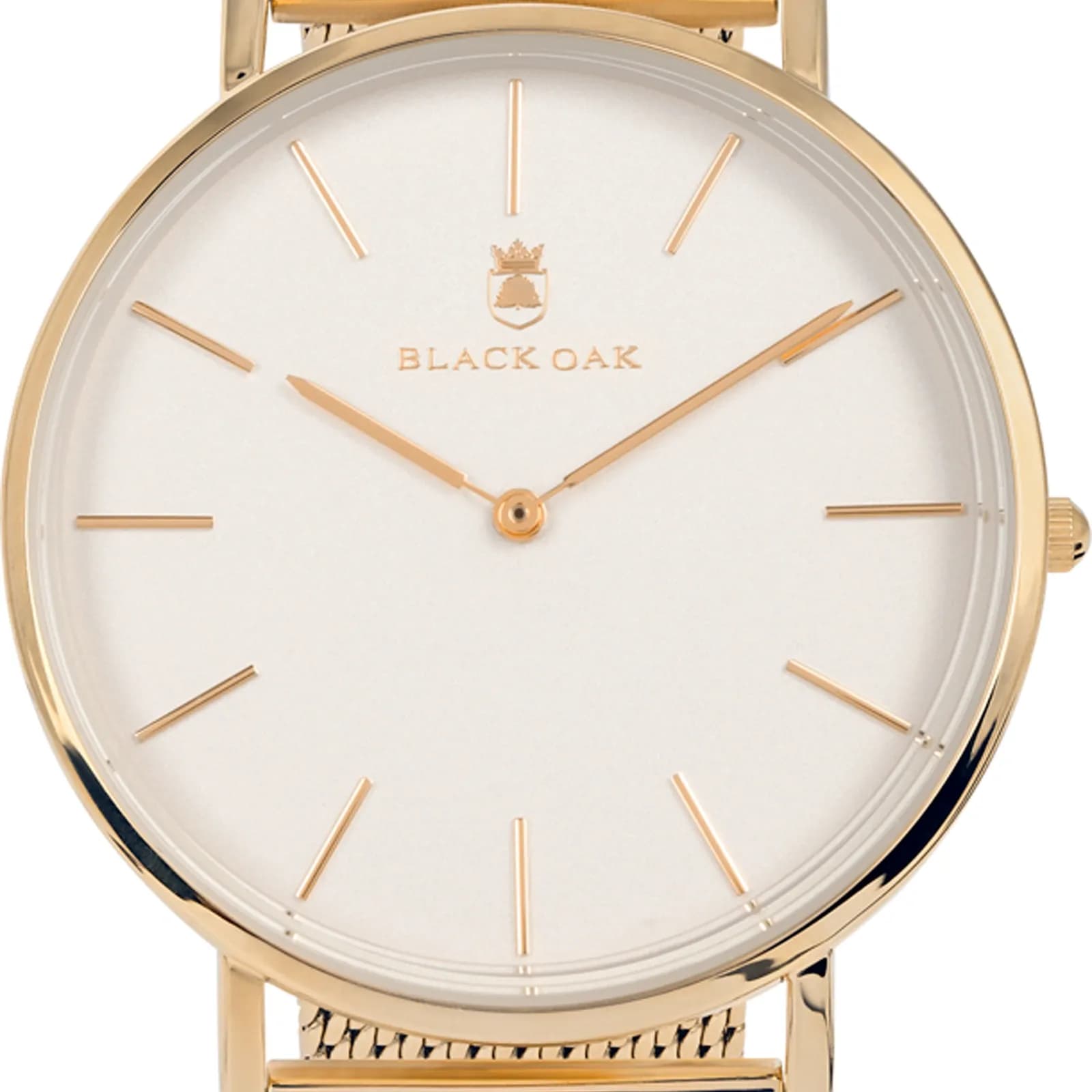 Black Oak Gerardii damklocka - guld/vit, 33 mm 2