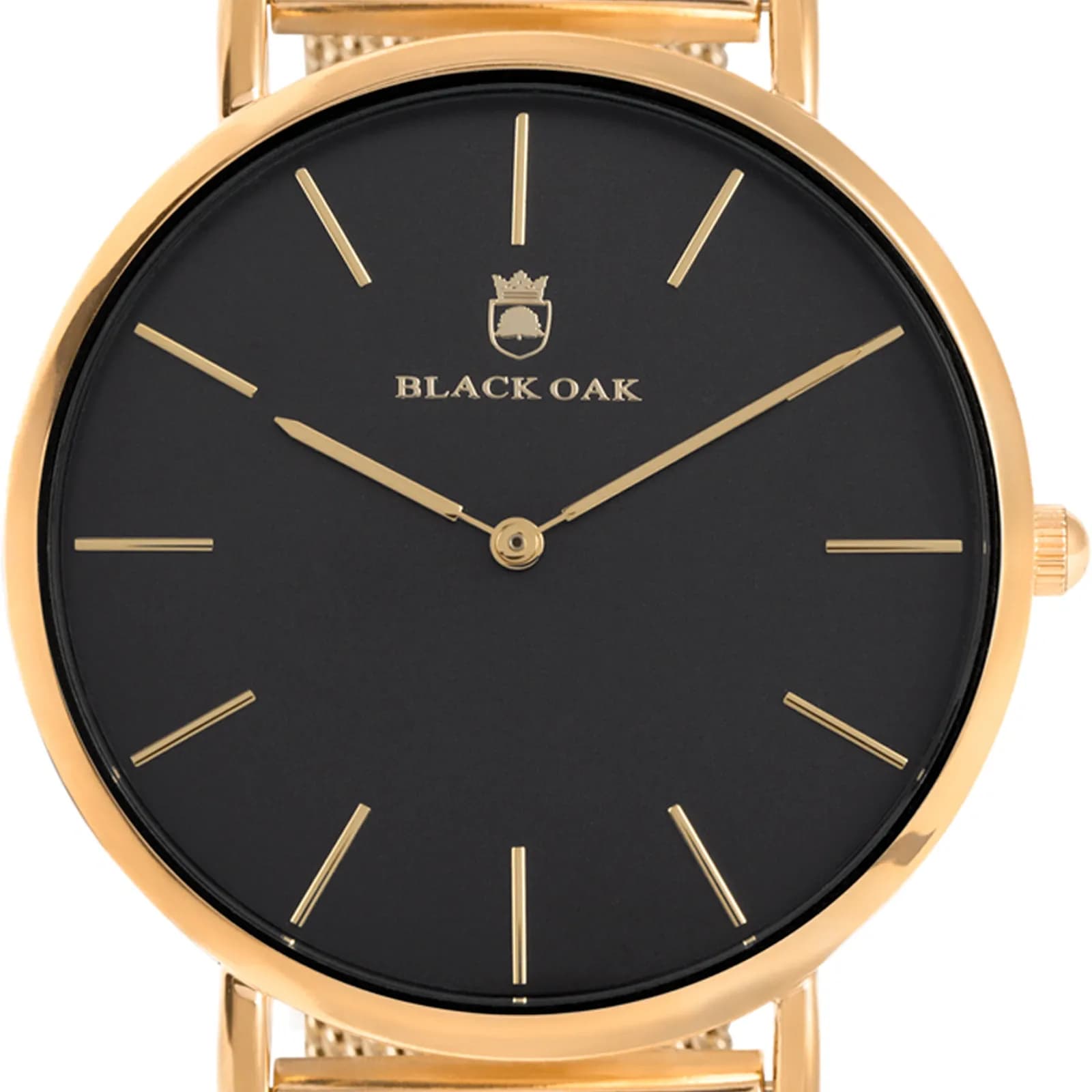 Black Oak Gerardii damklocka - guld/svart, 33 mm 2