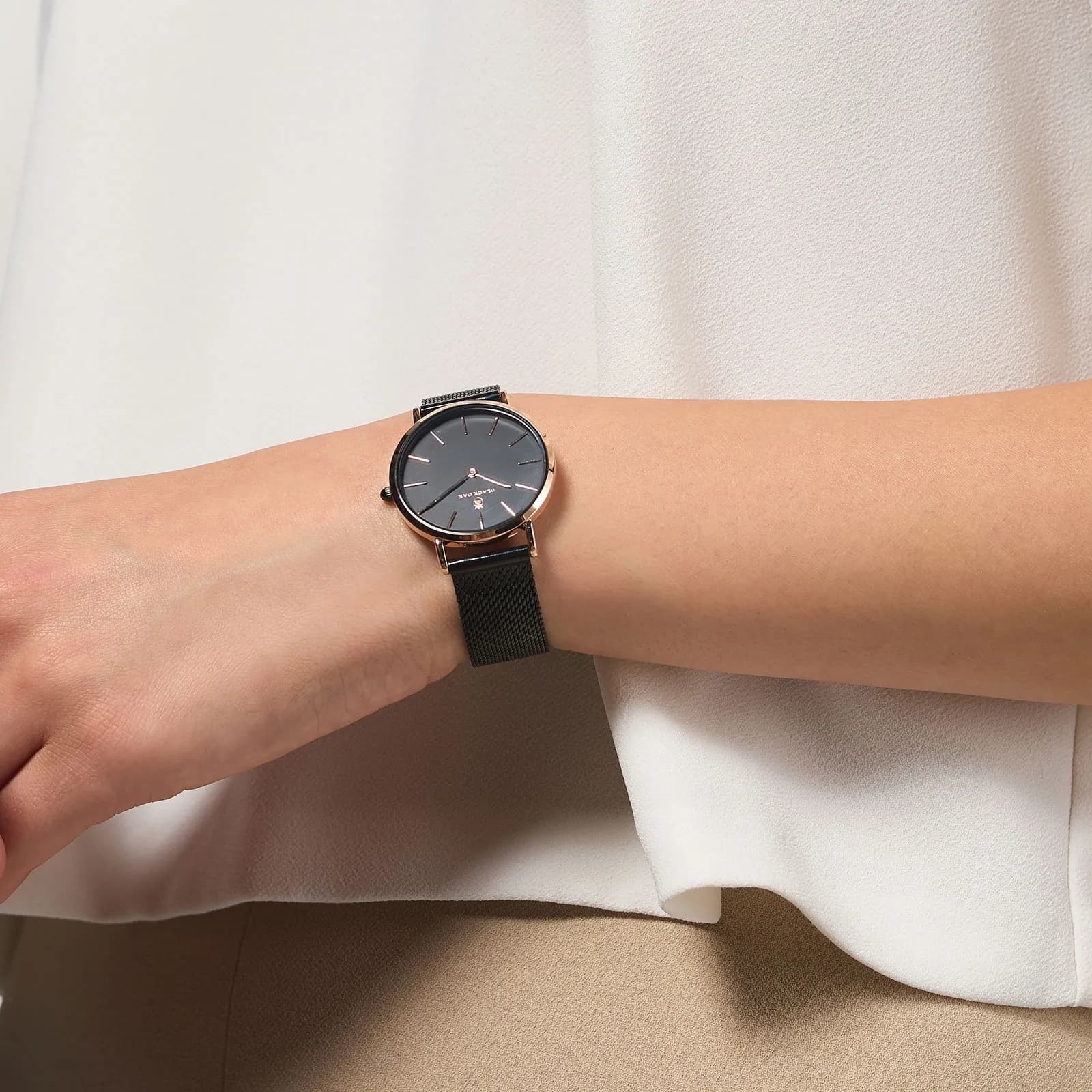 Black Oak Gerardii damklocka - svart/guld, 33 mm 2
