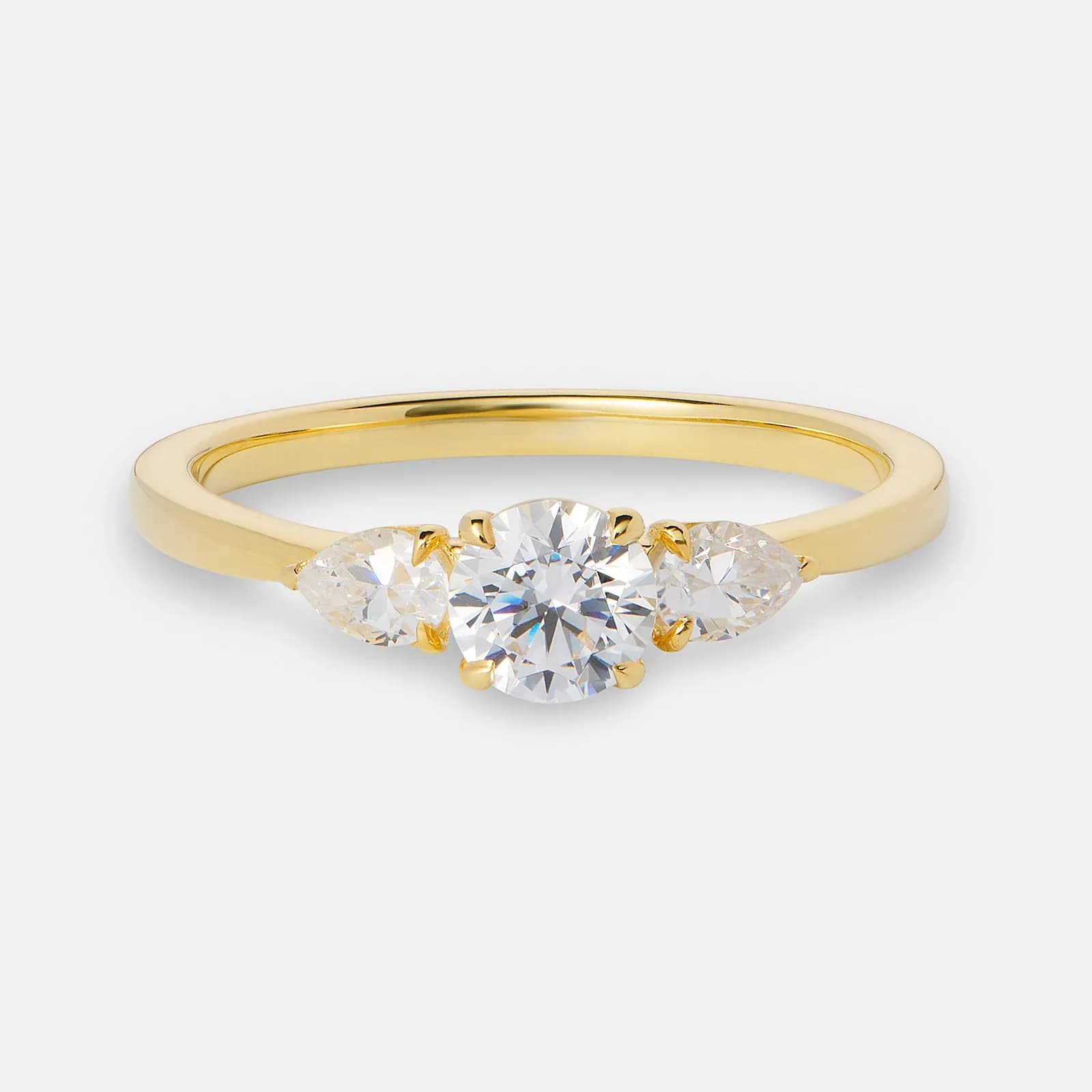 Je t´aime 18K guldring - Trilogie d'Amour 3