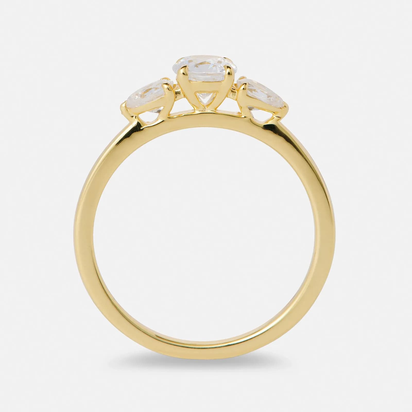 Je t´aime 18K guldring - Trilogie d'Amour 2