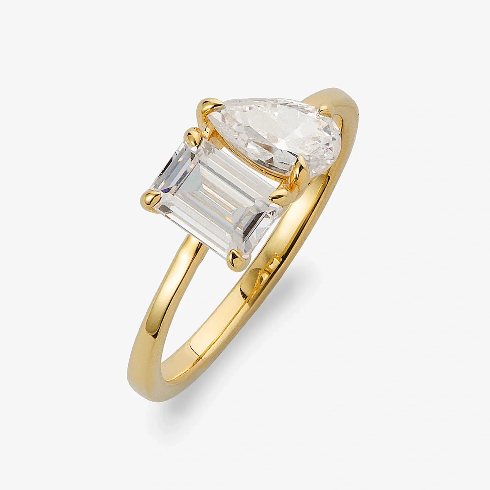 Je t´aime 18K guldring - Toi et moi 1