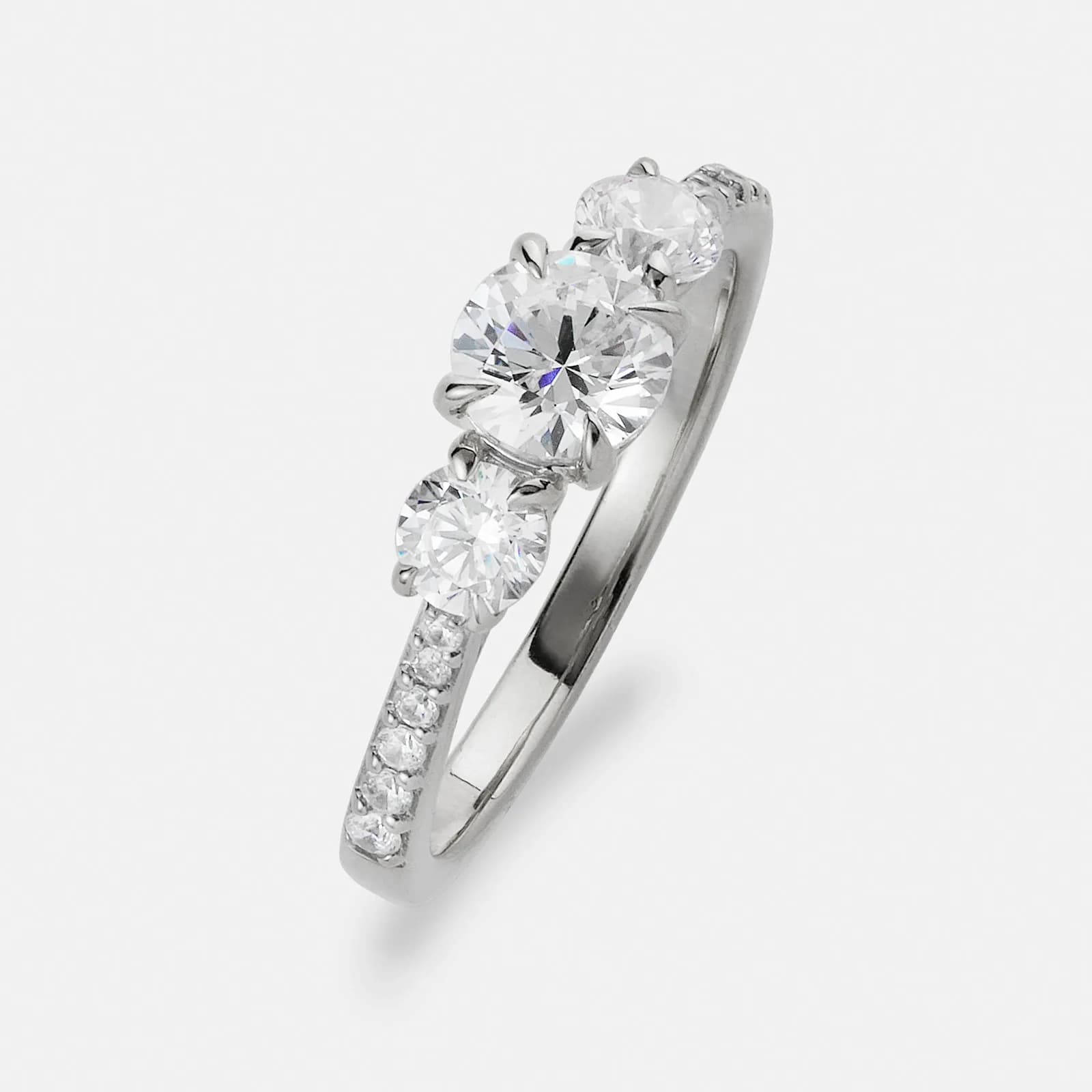 Je t´aime 18K ring vitguld - Cap d'Antibes