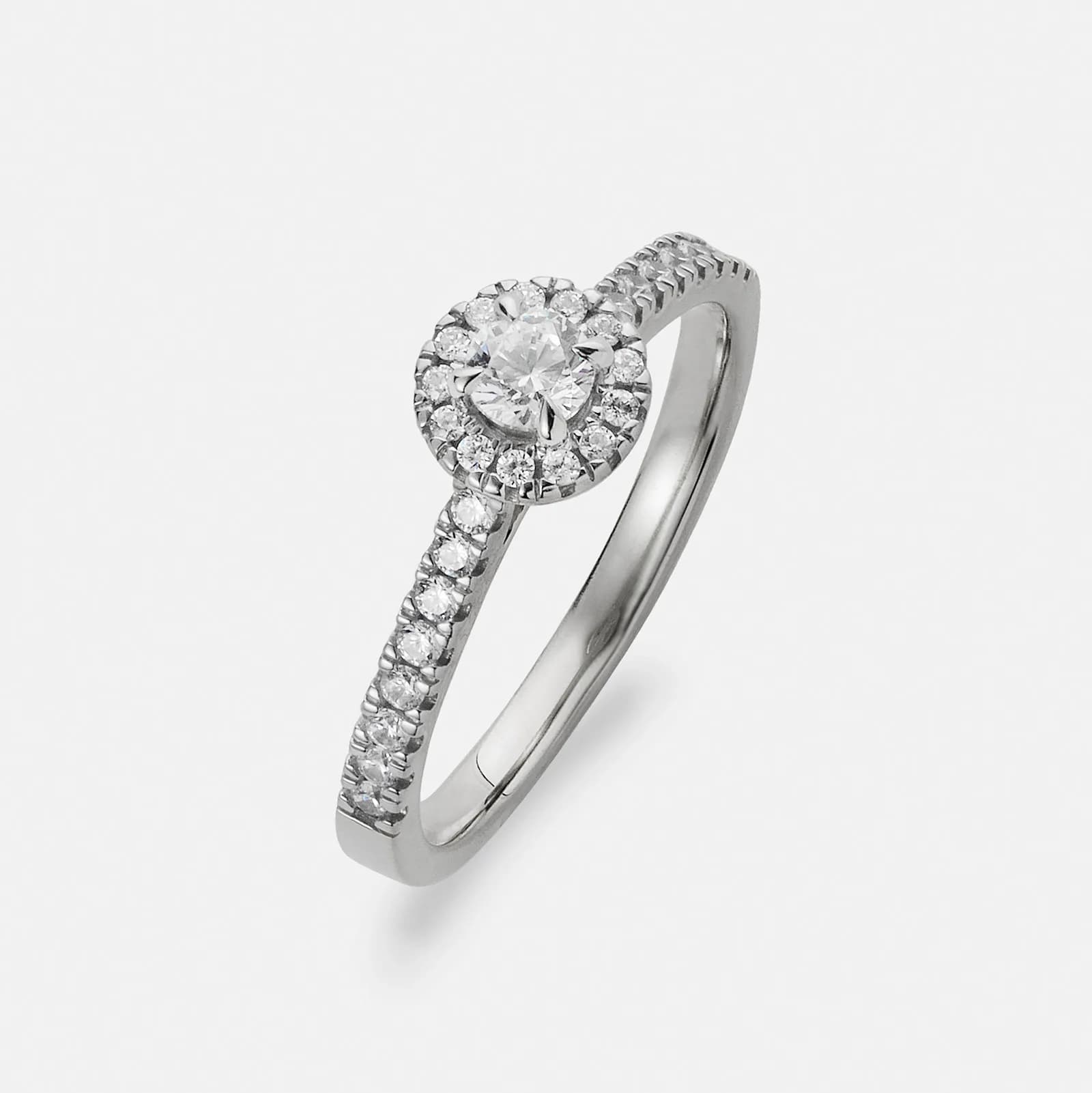 Je t´aime 18K ring vitguld - Le Soleil